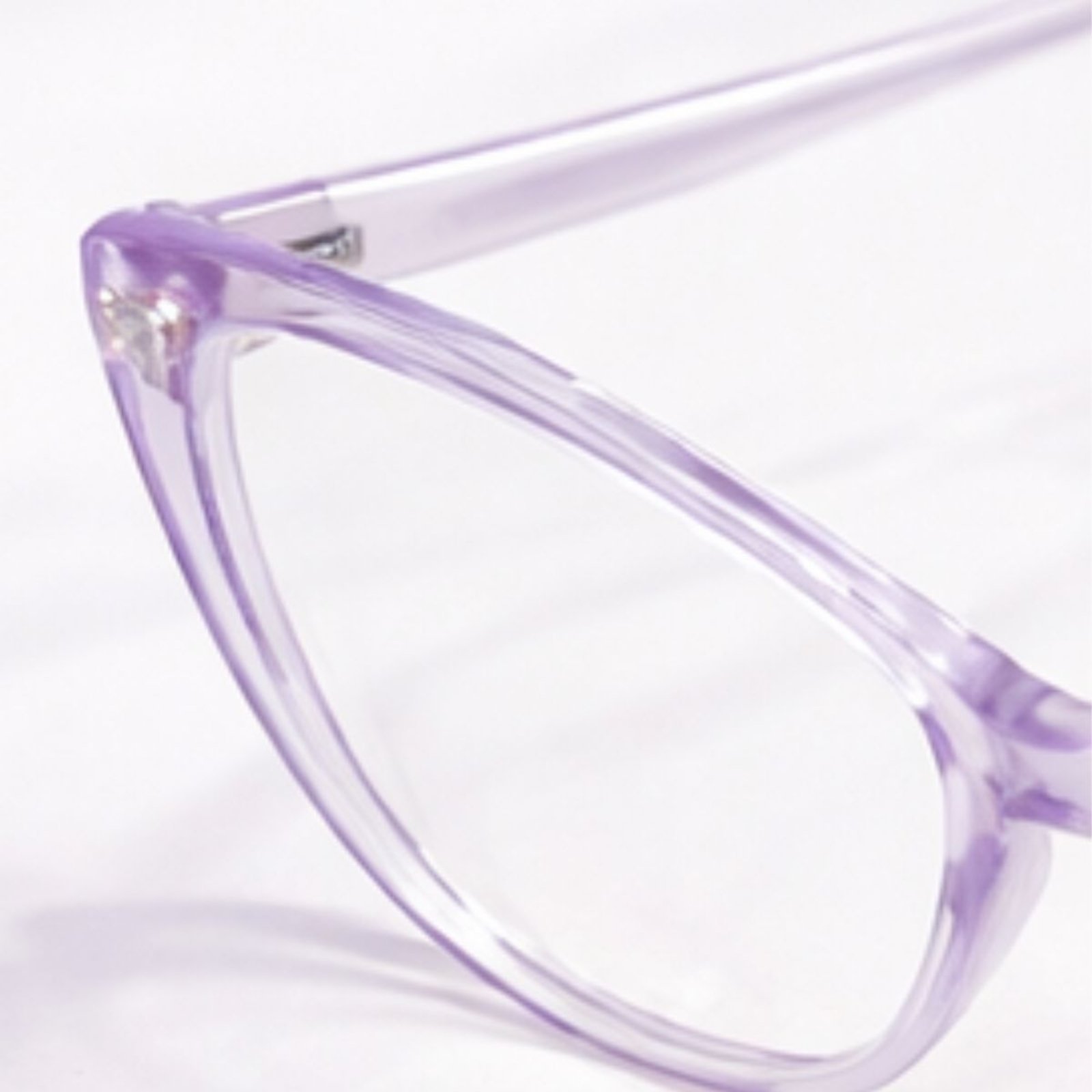 Armação Para Óculos De Grau Feminina Leve Moderna Confortável Roxo