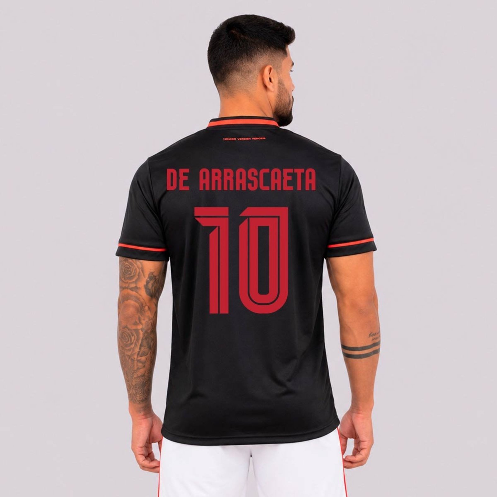 Camisa Flamengo Victory Preta 10 De Arrascaeta