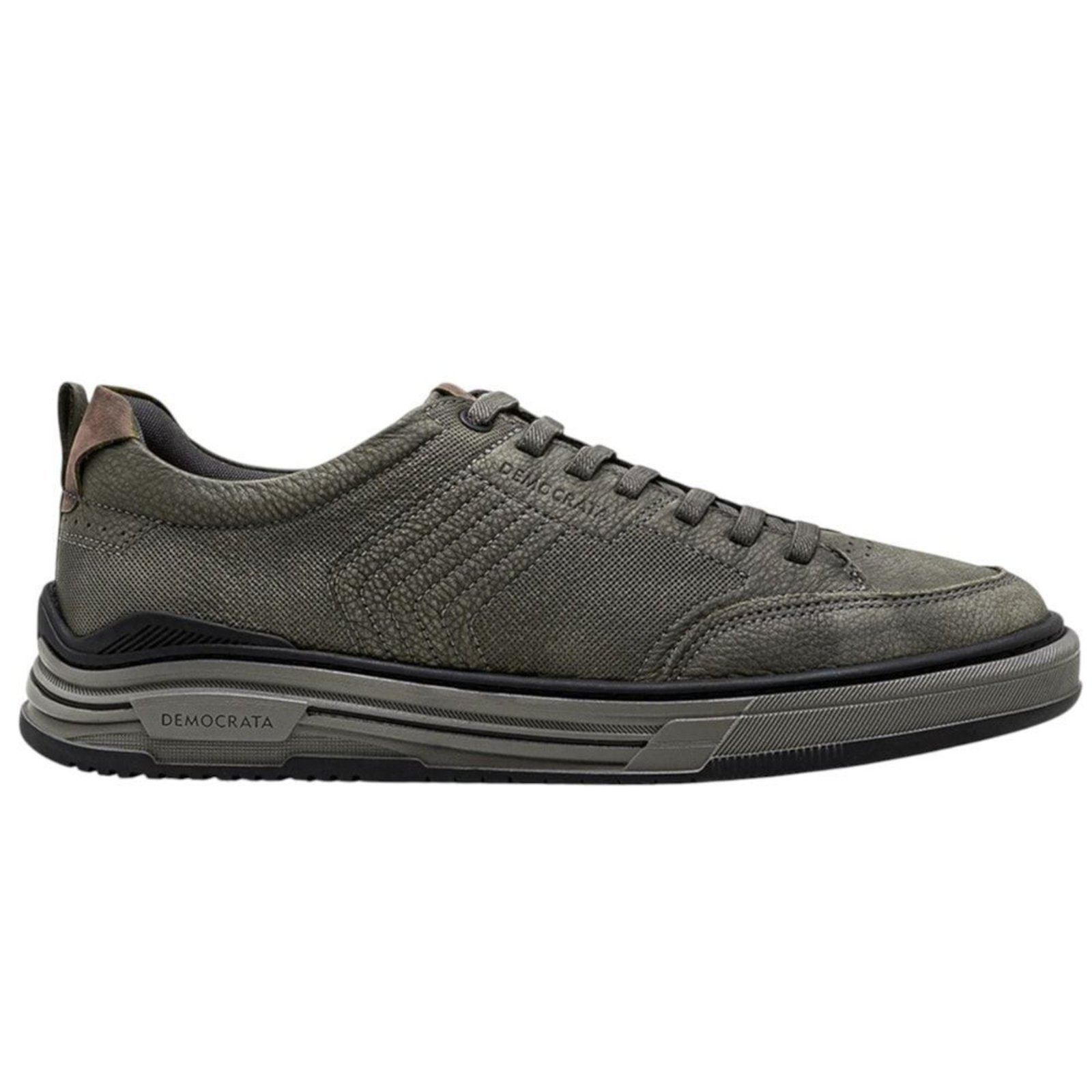 Sapatênis Democrata Denim Dylan Masculino - Verde - democrata