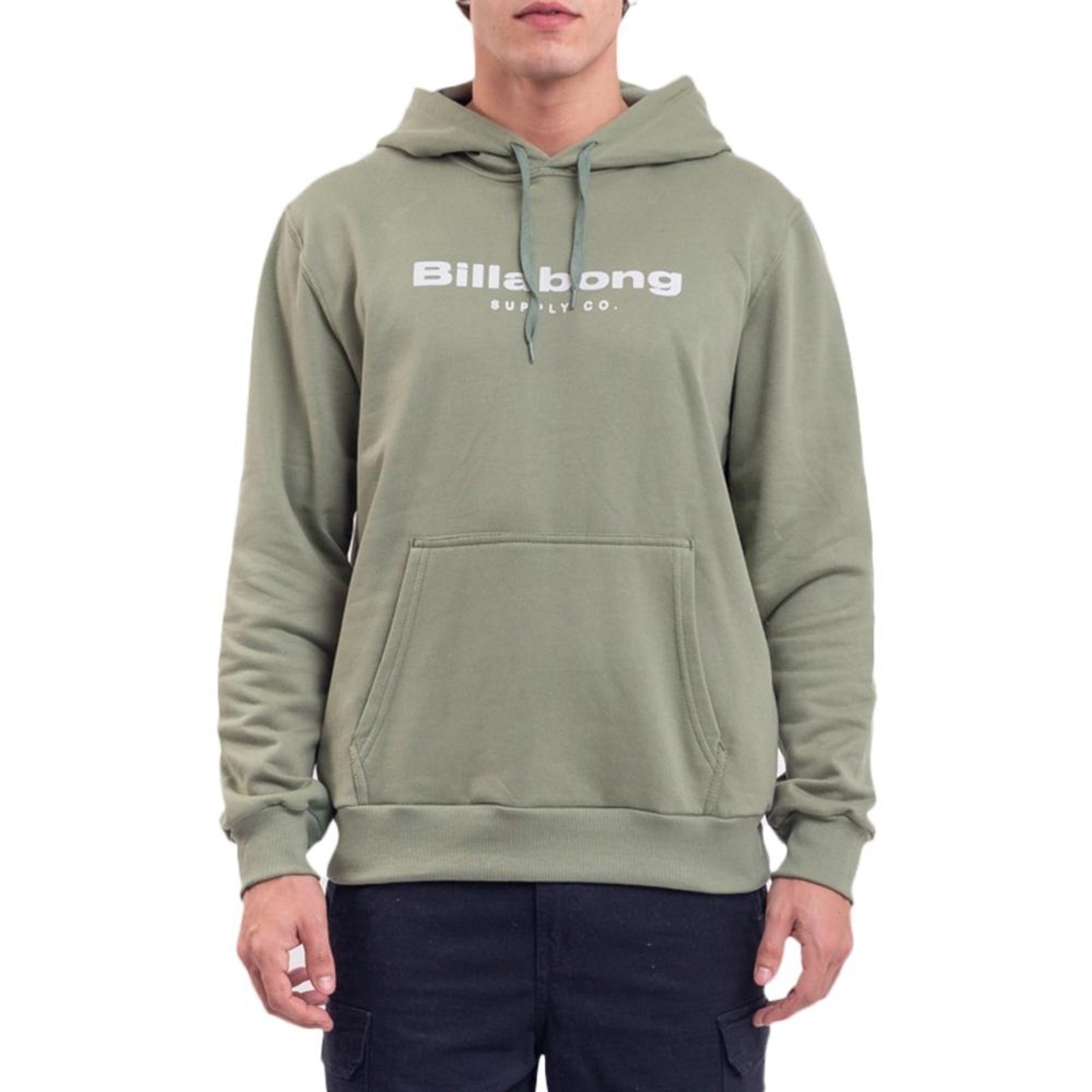 Vista 2 Moletom Billabong Canguru Walled II Plus Size WT23 verde Billabong verde