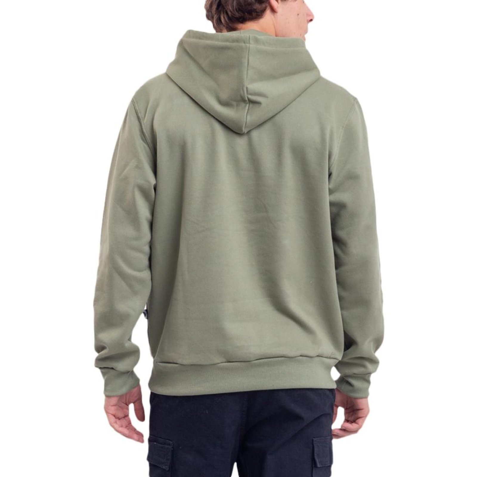 Vista 3 Moletom Billabong Canguru Walled II Plus Size WT23 verde Billabong verde
