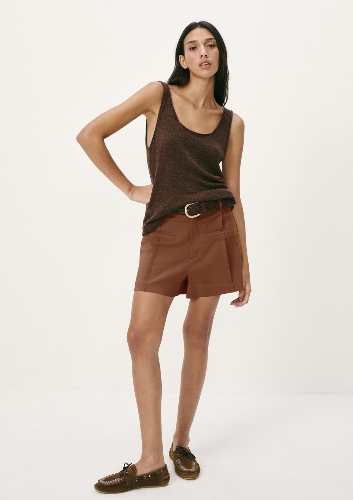 Shorts Feminino Em Alfaiataria Hering