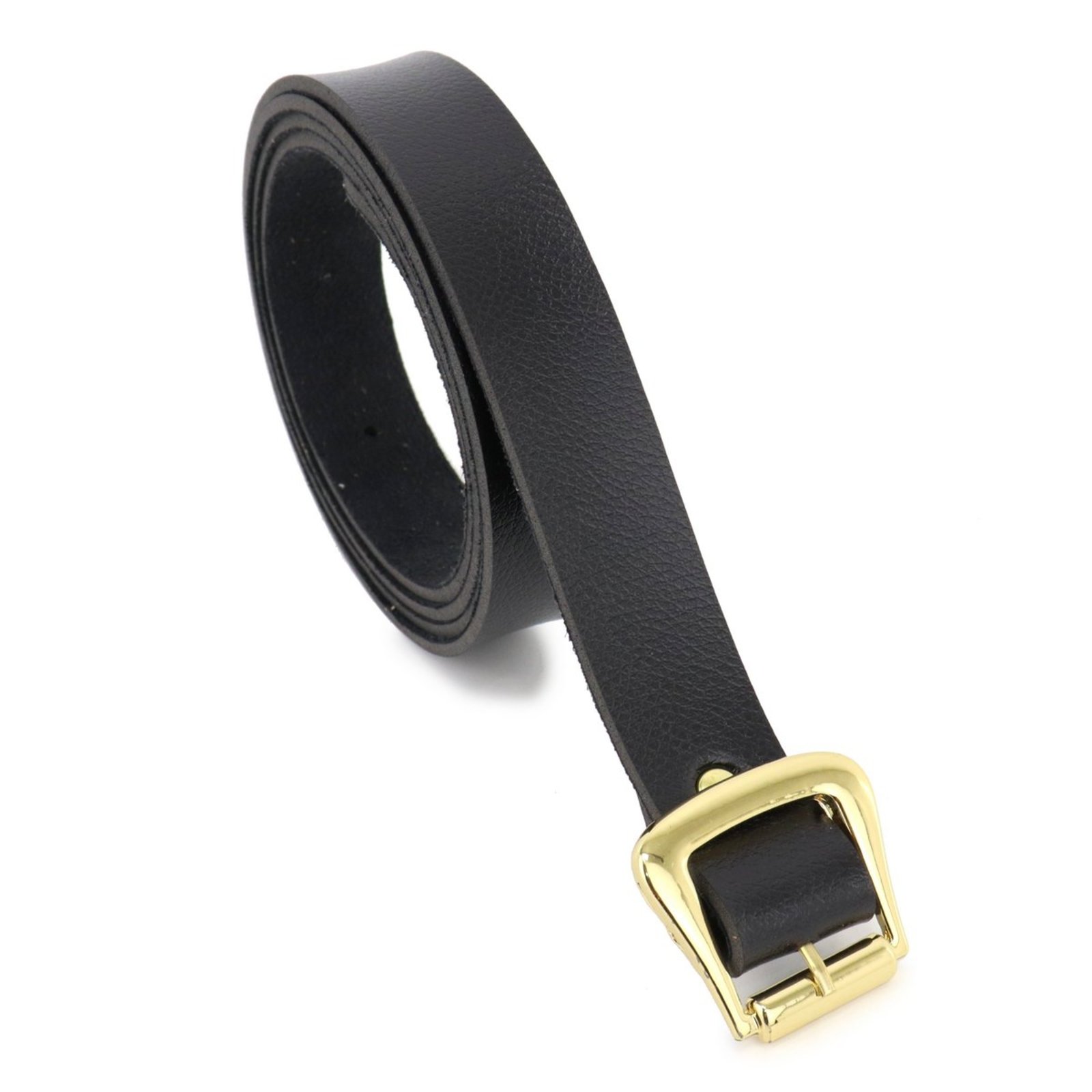 Cinto Feminino Dourado Liso Social Trabalho Executivo Retta Oficial