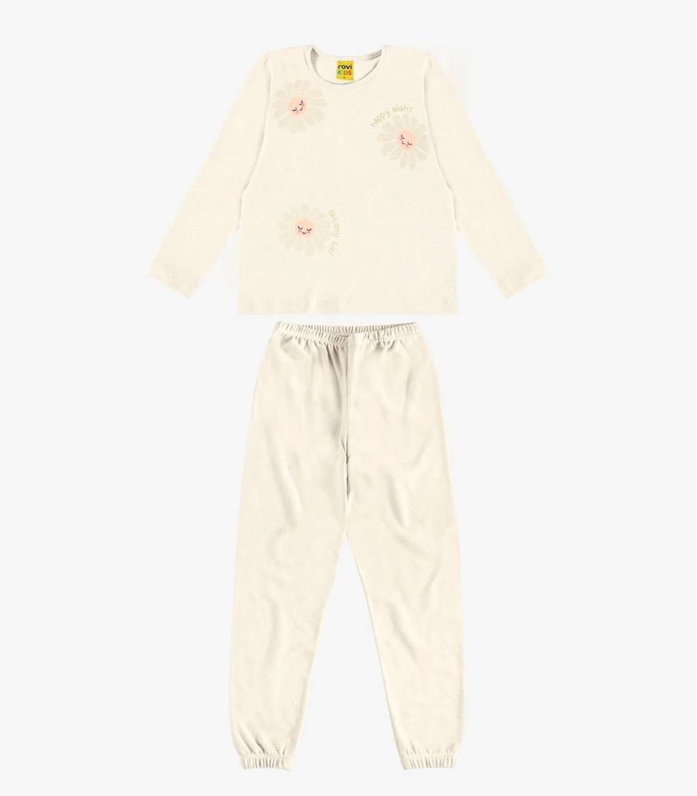 Pijama Malhão Fruit Rovi Bege