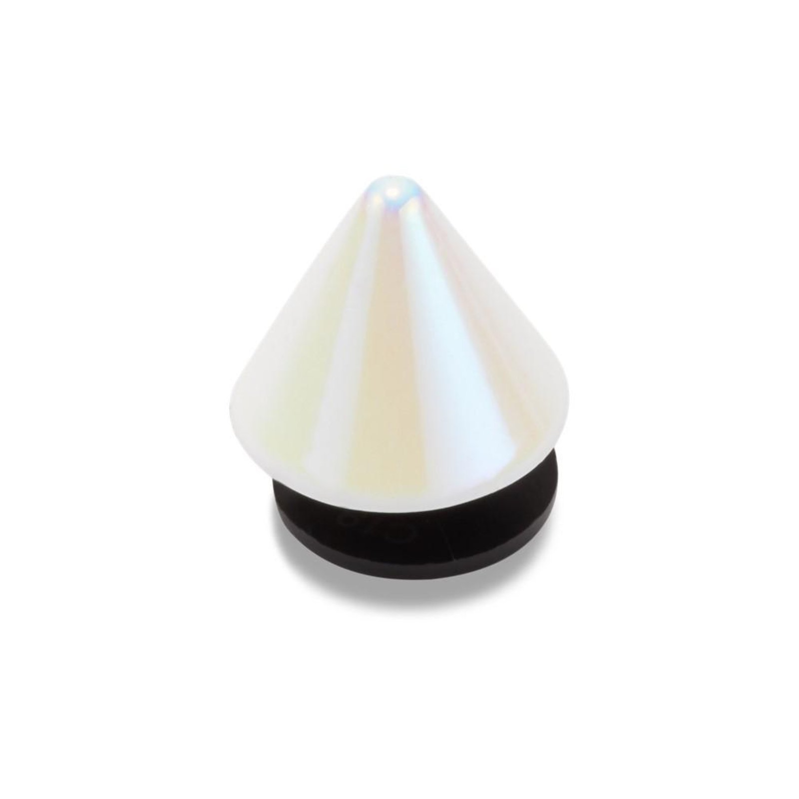 Vista 3 Infantil - Jibbitz™ cone unico Crocs branco