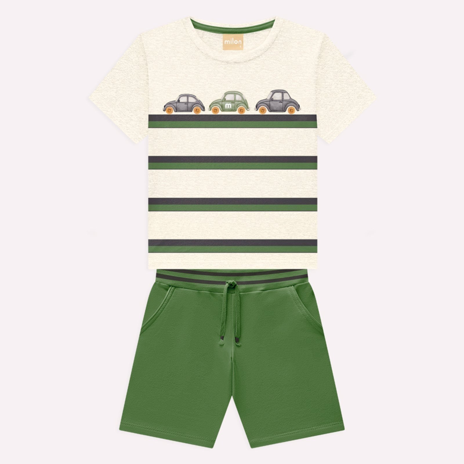 Infantil - Conjunto Menino Carrinhos Milon