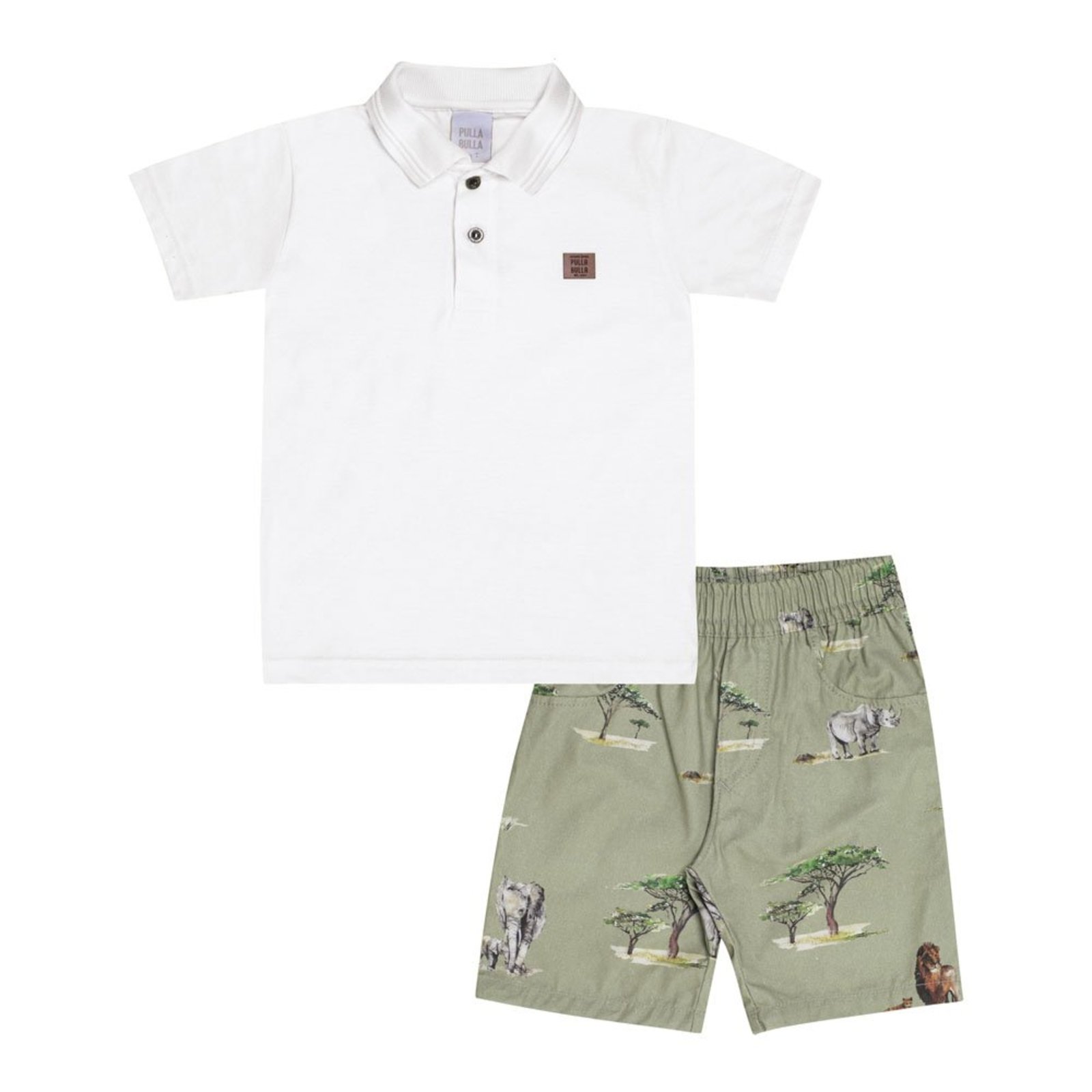 Infantil - Conjunto Primeiros Passos Menino - Branco - 52275-3