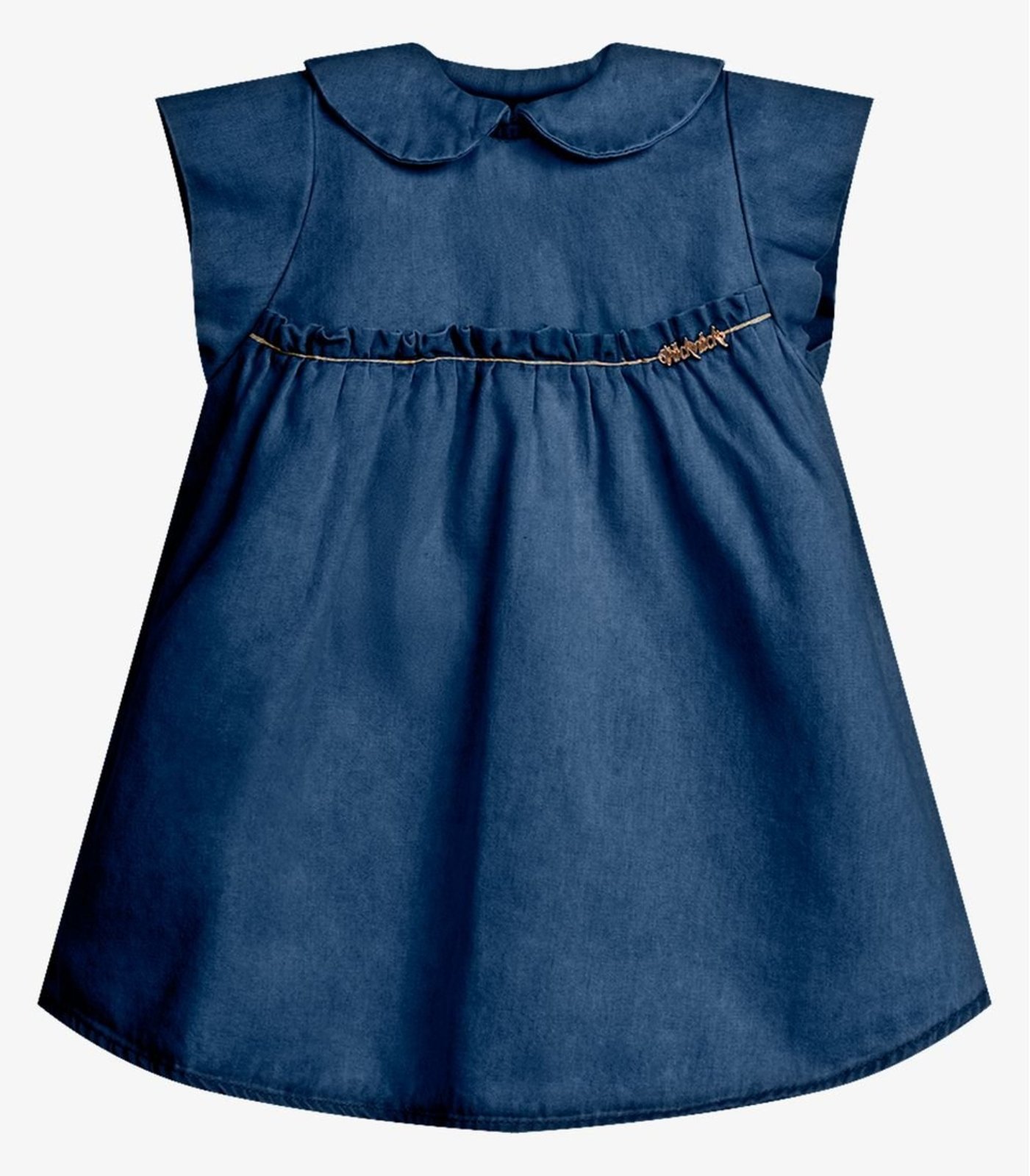 Infantil - Vestido Feminino Jeans Trick Nick Azul