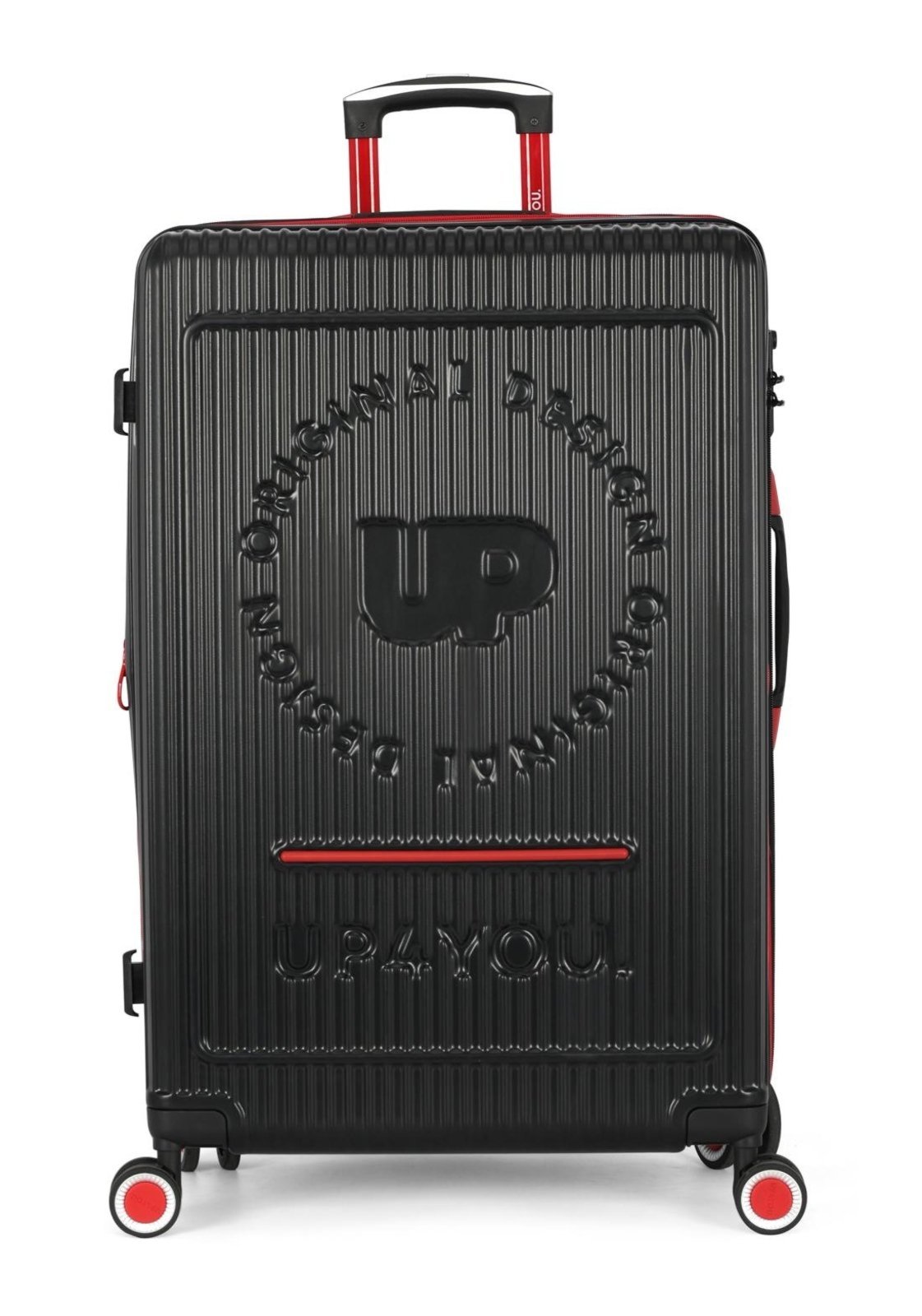 Infantil - Mala Viagem G Juvenil ABS Strike Expansiva TSA 360 Up4you Preto