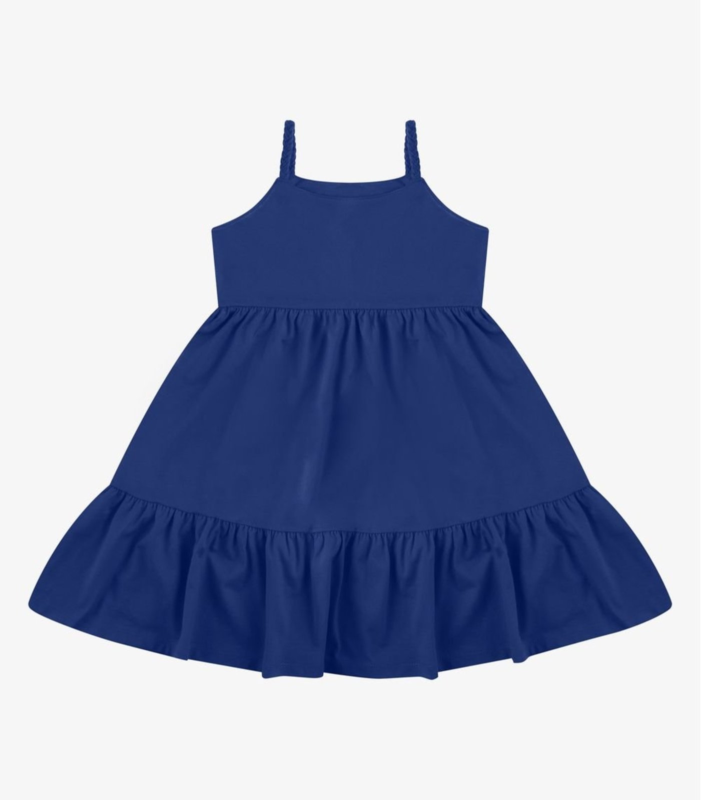 Infantil - Vestido Meia Malha Rovi Azul