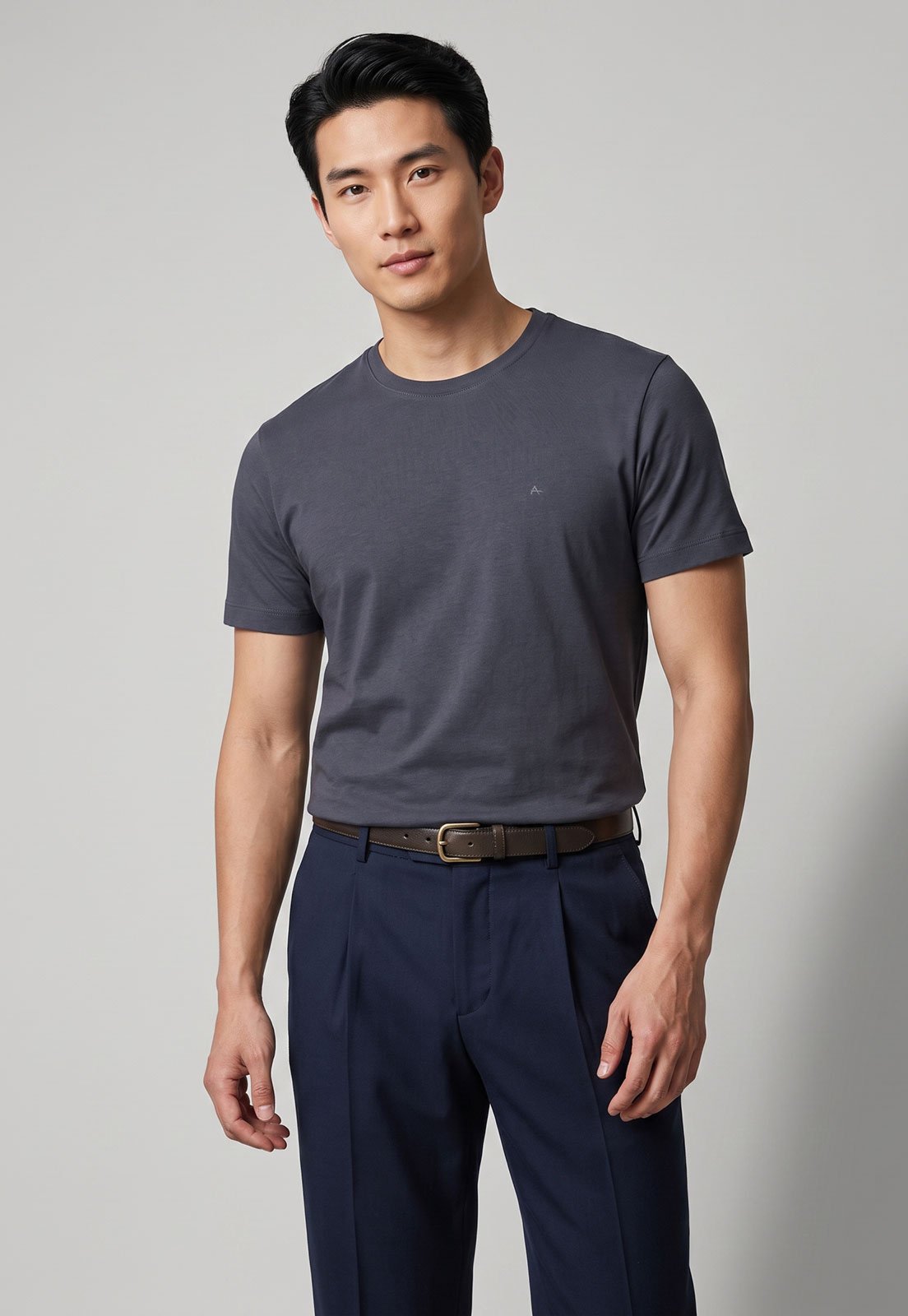 Camiseta Masculina Aramis Clássica Azul Escuro