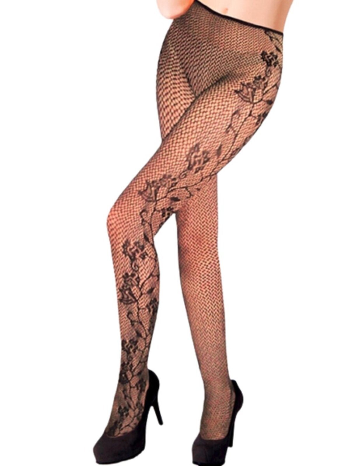 Meia Calça Fio 40 Rendada Trifil 6054 Preto