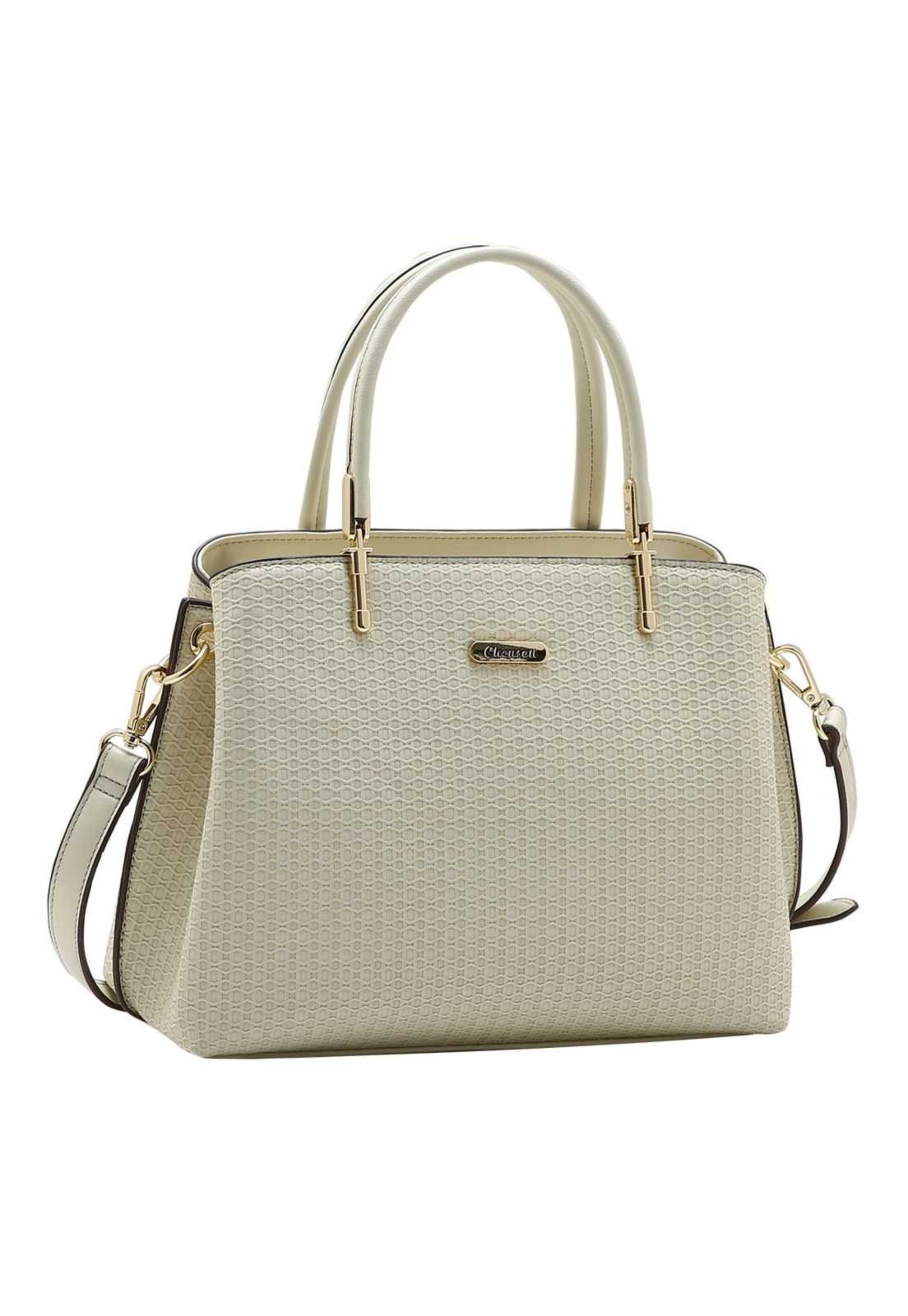 Bolsa Feminina Chenson Mão New Tresse 3485965 OFF WHITE