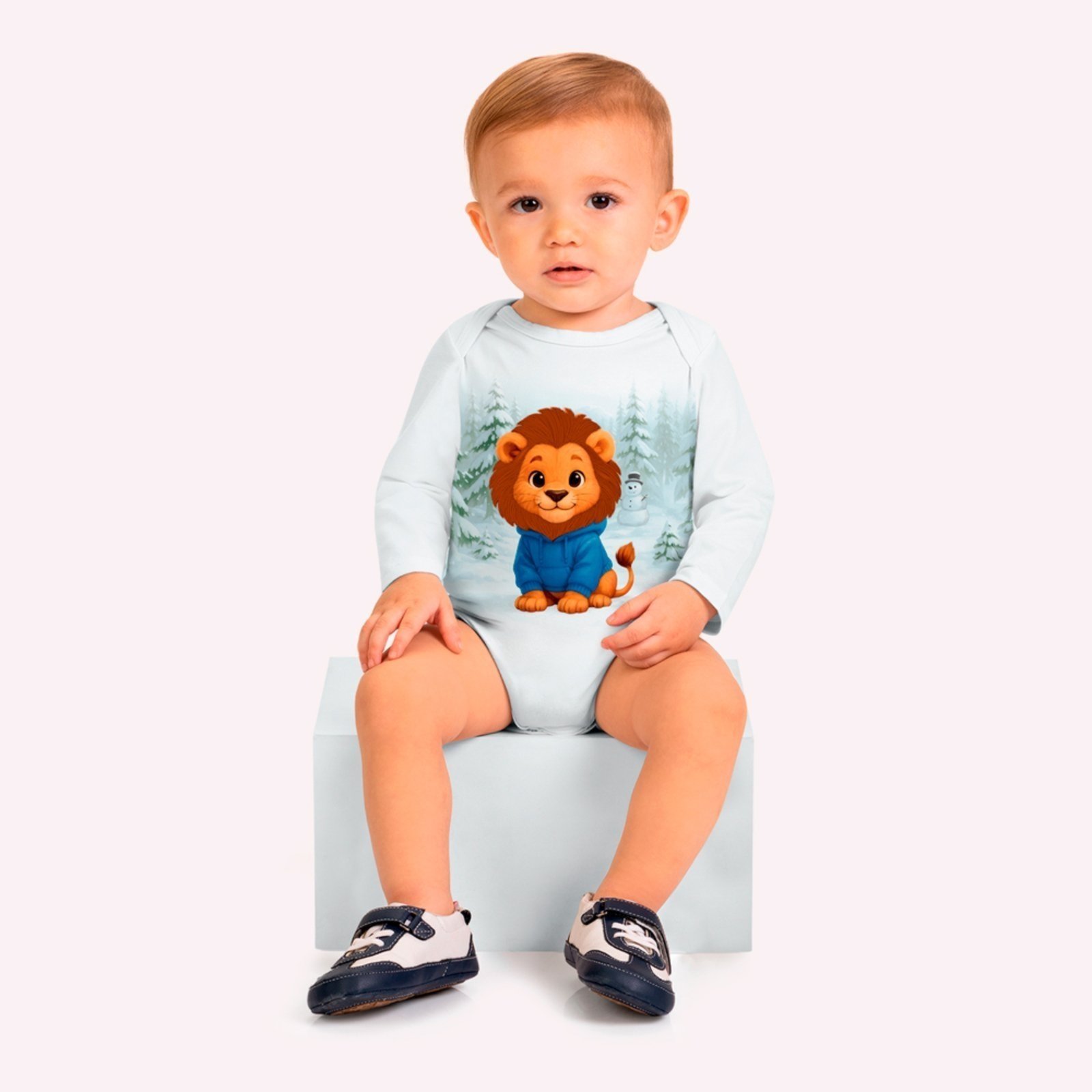 Infantil - Body Menino Leãozinho Kyly