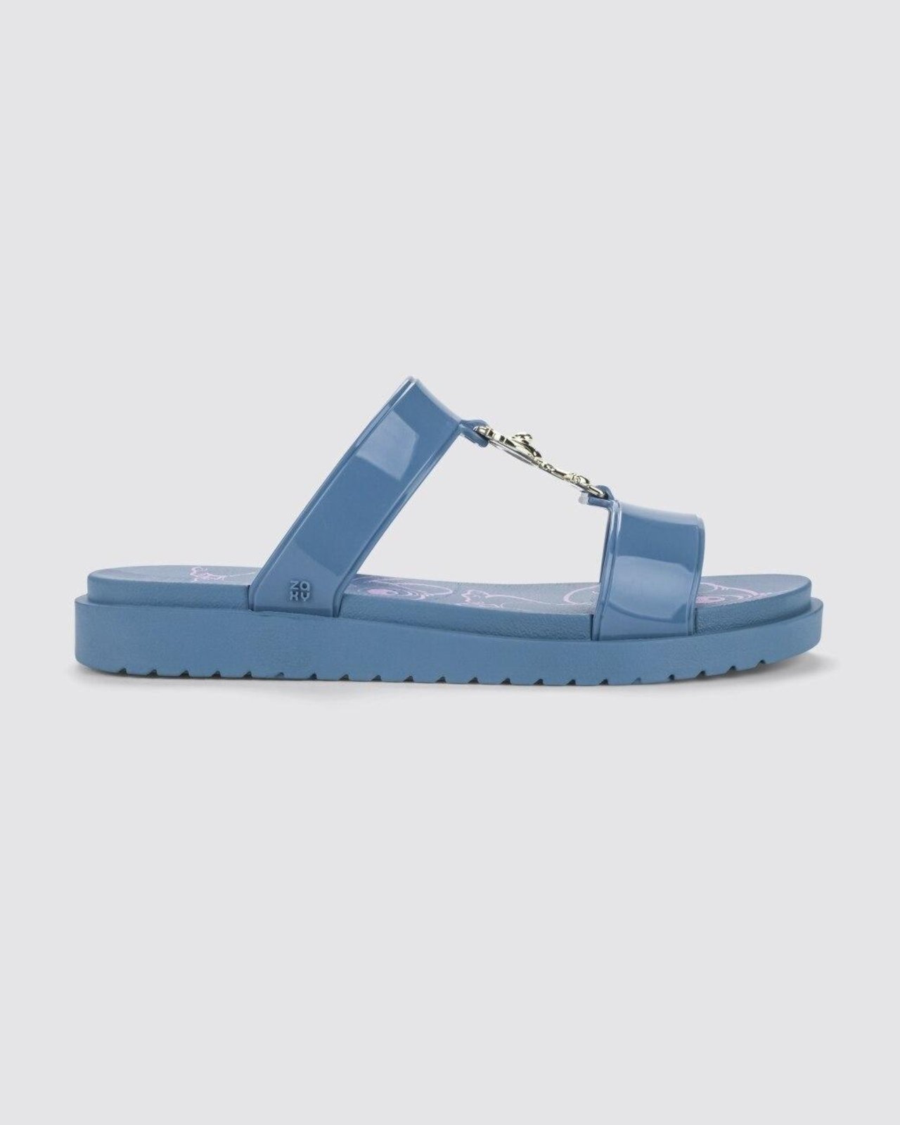 Vista 3 Chinelo Slide Zaxy Disney Mix bege Zaxy bege