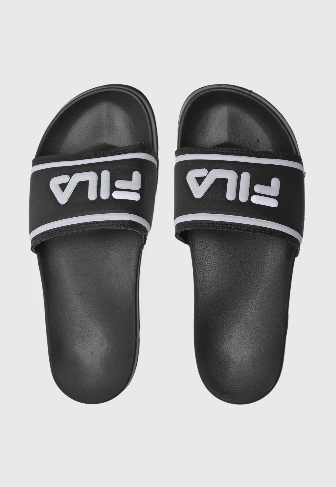 Chinelo Fila Drifter Stripes Preto