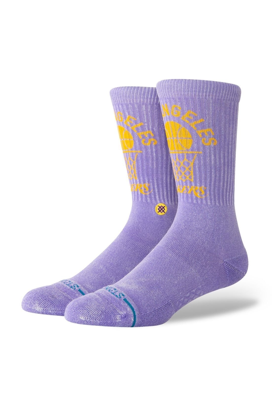 Meia Stance Vintage Los Angeles Lakers Roxa