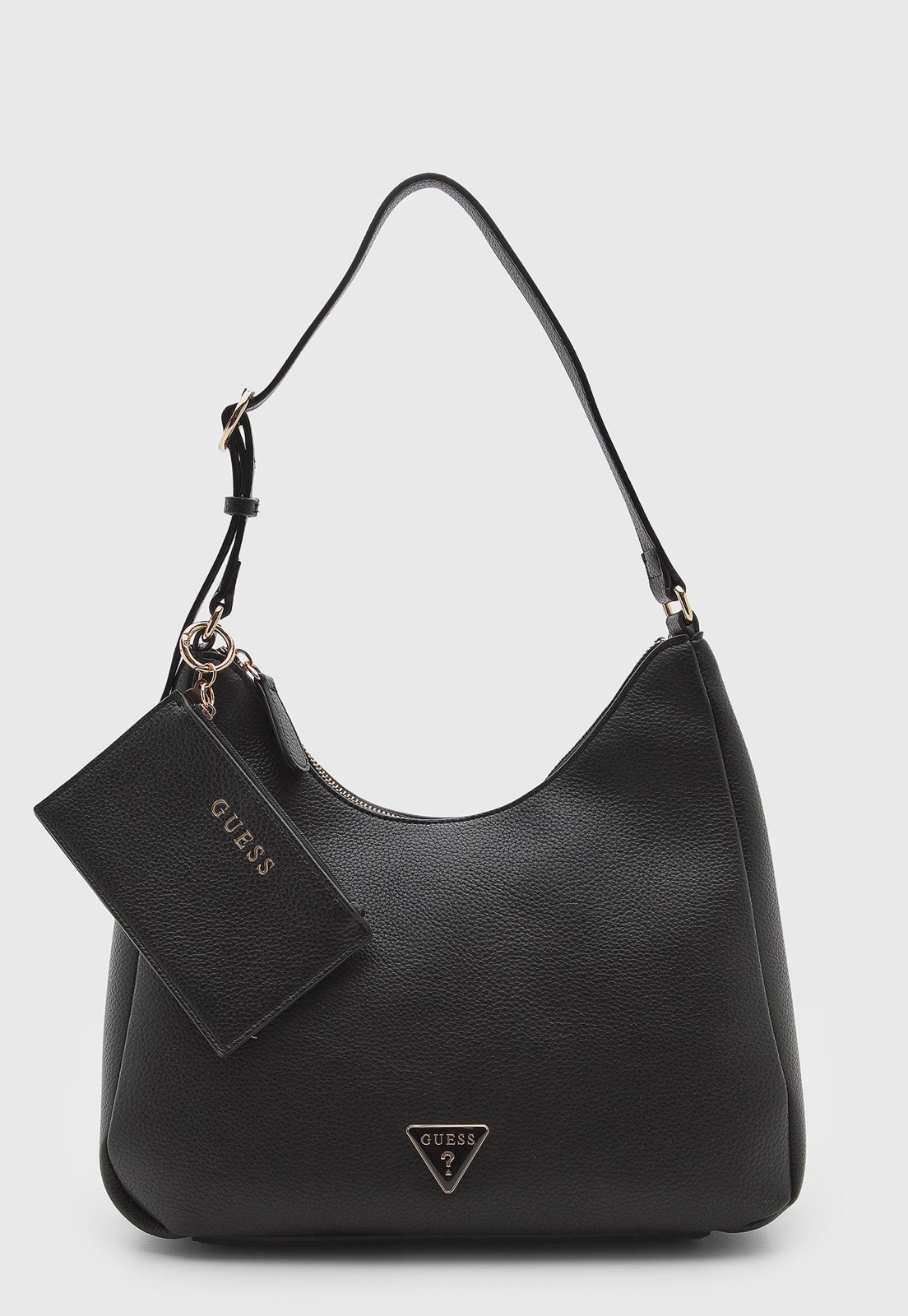 Bolsa Feminina Guess Hobo Porta Moedas Preta