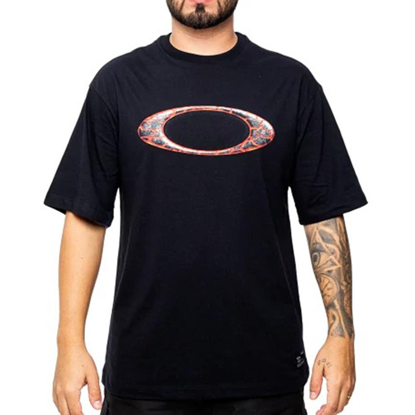 Camiseta Oakley Ellipse Magma SM26 Masculina Blackout