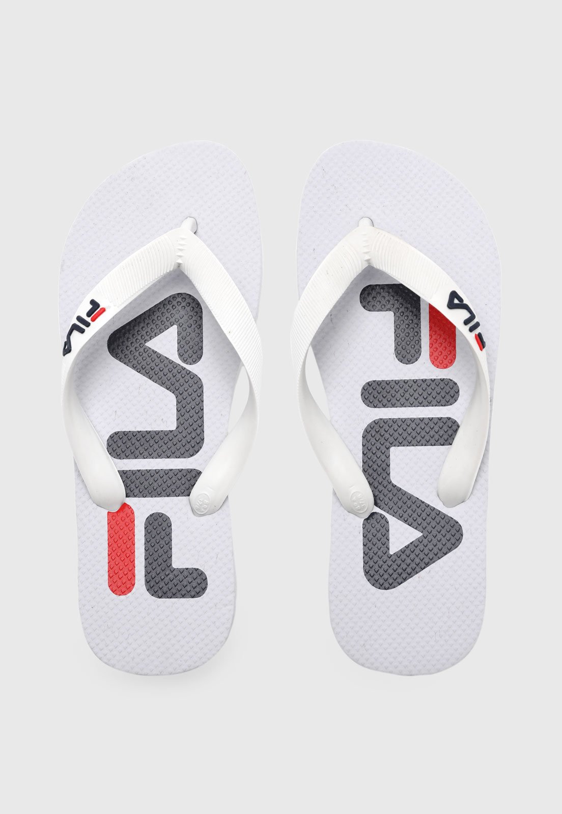 Vista 2 Chinelo Masculino Fila Fingers branco Fila branco
