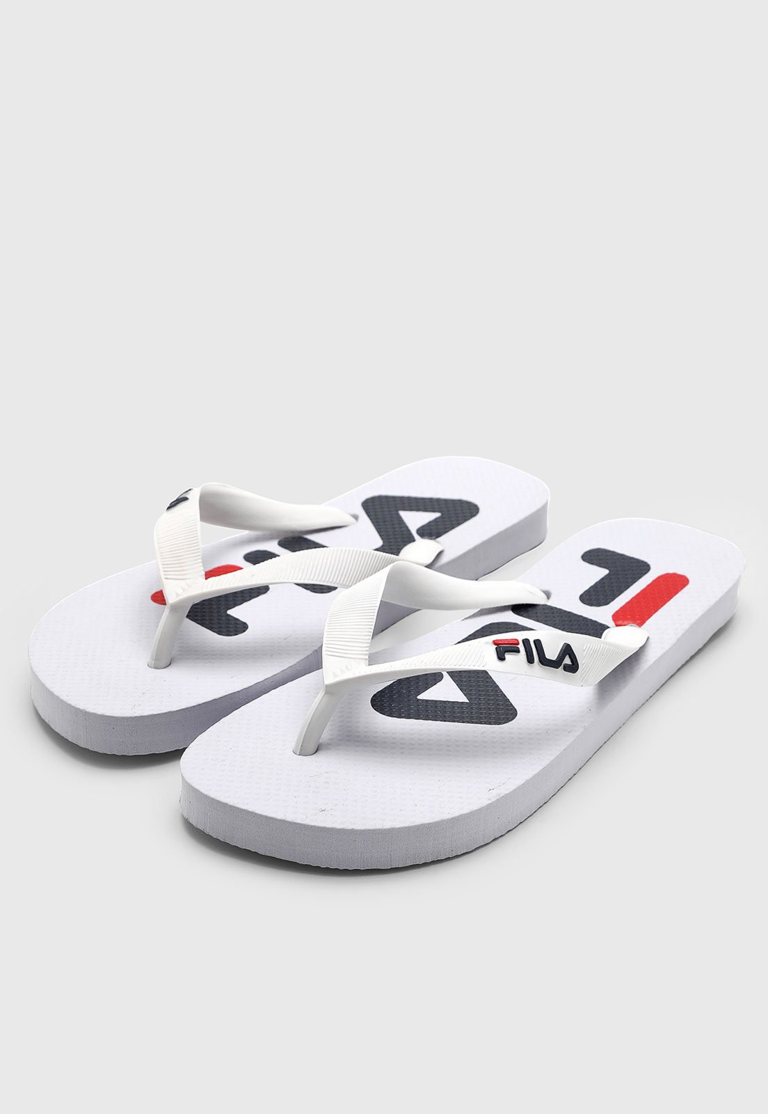 Vista 3 Chinelo Masculino Fila Fingers branco Fila branco