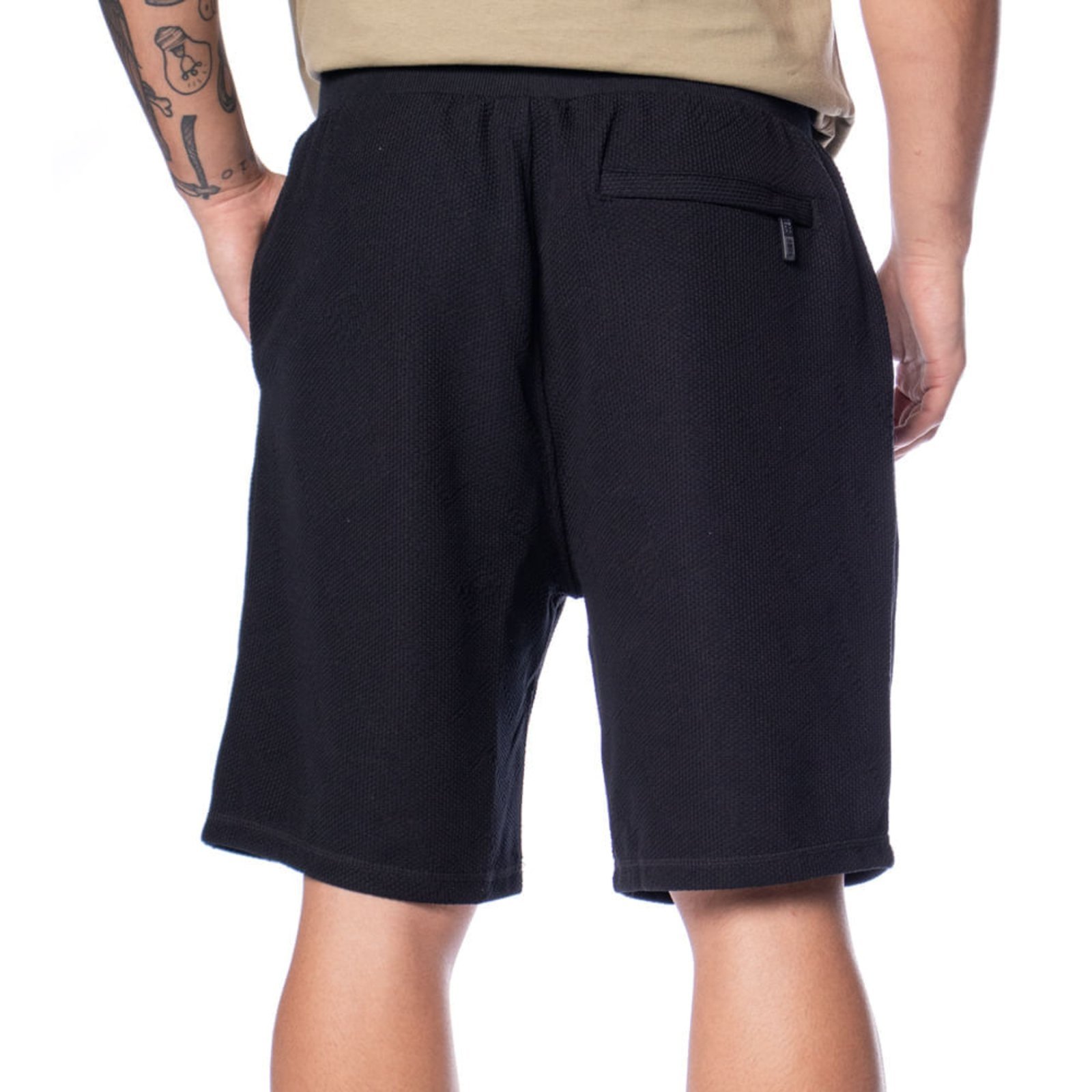 Vista 3 Bermuda Masculina Gangster Texturizada verde Gangster verde