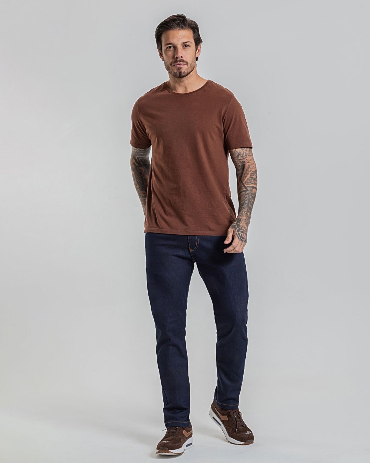 Calça Masculina - Skinny - Black Jeans - Denim Escuro