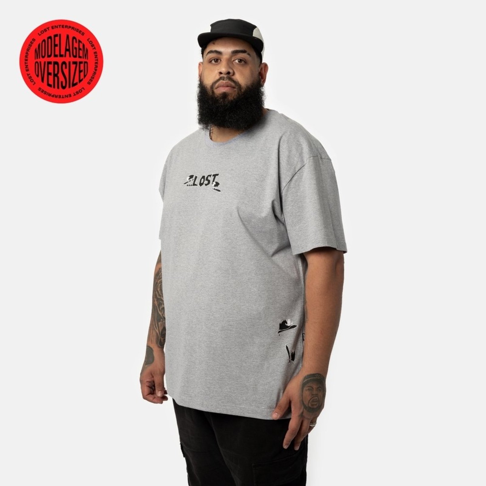 Camiseta Lost Conffin Surf Oversized