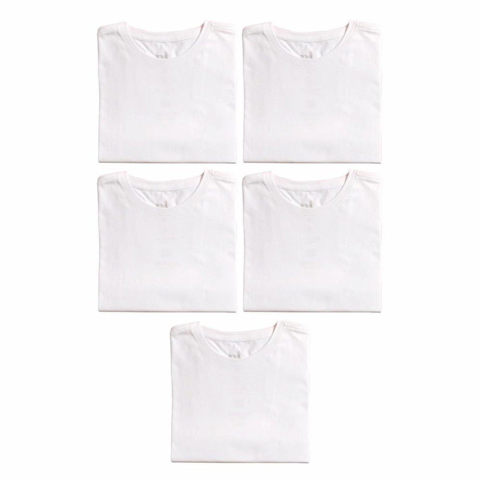 Kit 5 Camisetas Básicas Reserva Branco