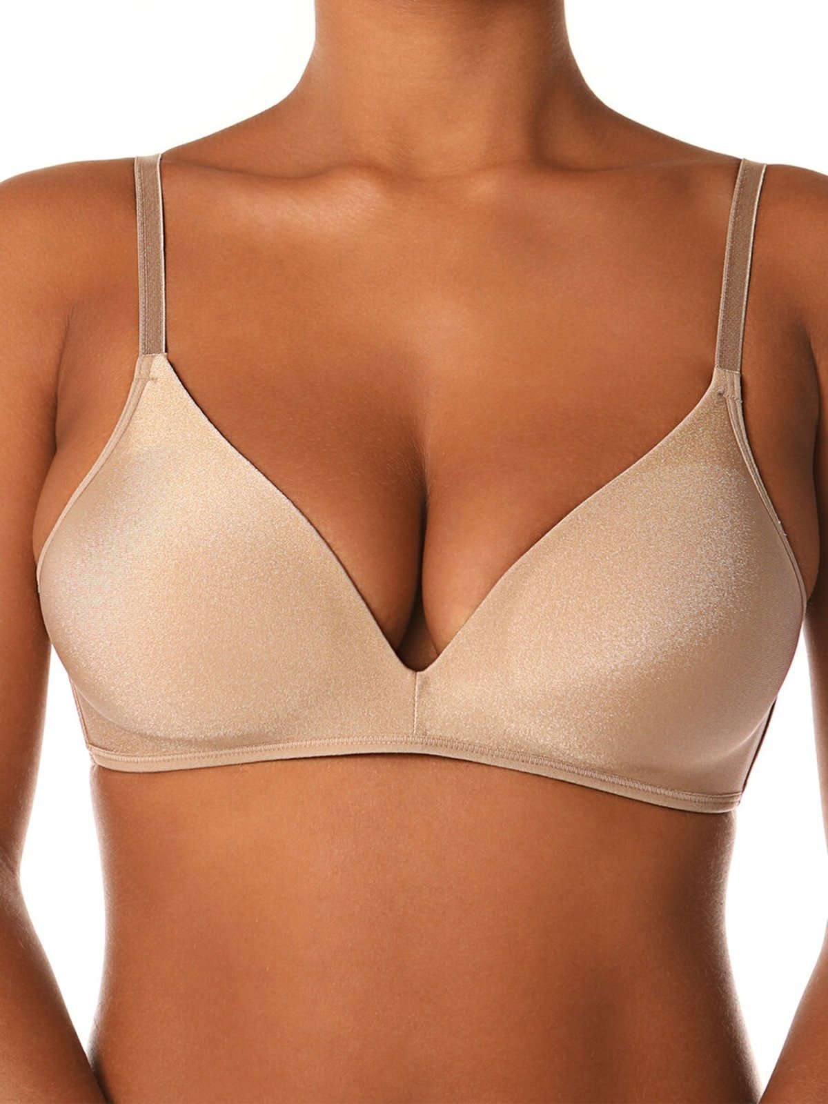 Sutiã sem Aro com Bojo Paraíso Demillus 63476 Bege