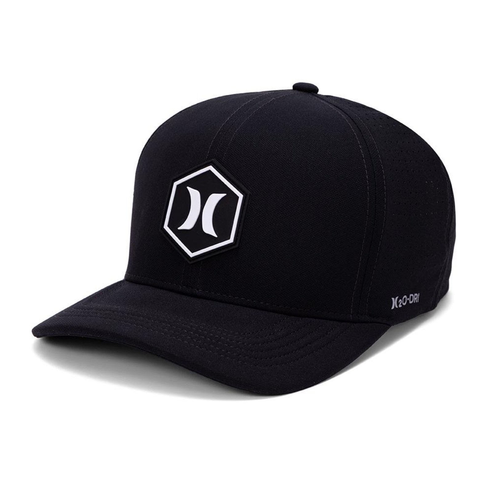 Boné Hurley Aba Curva Hexa SM27 Preto