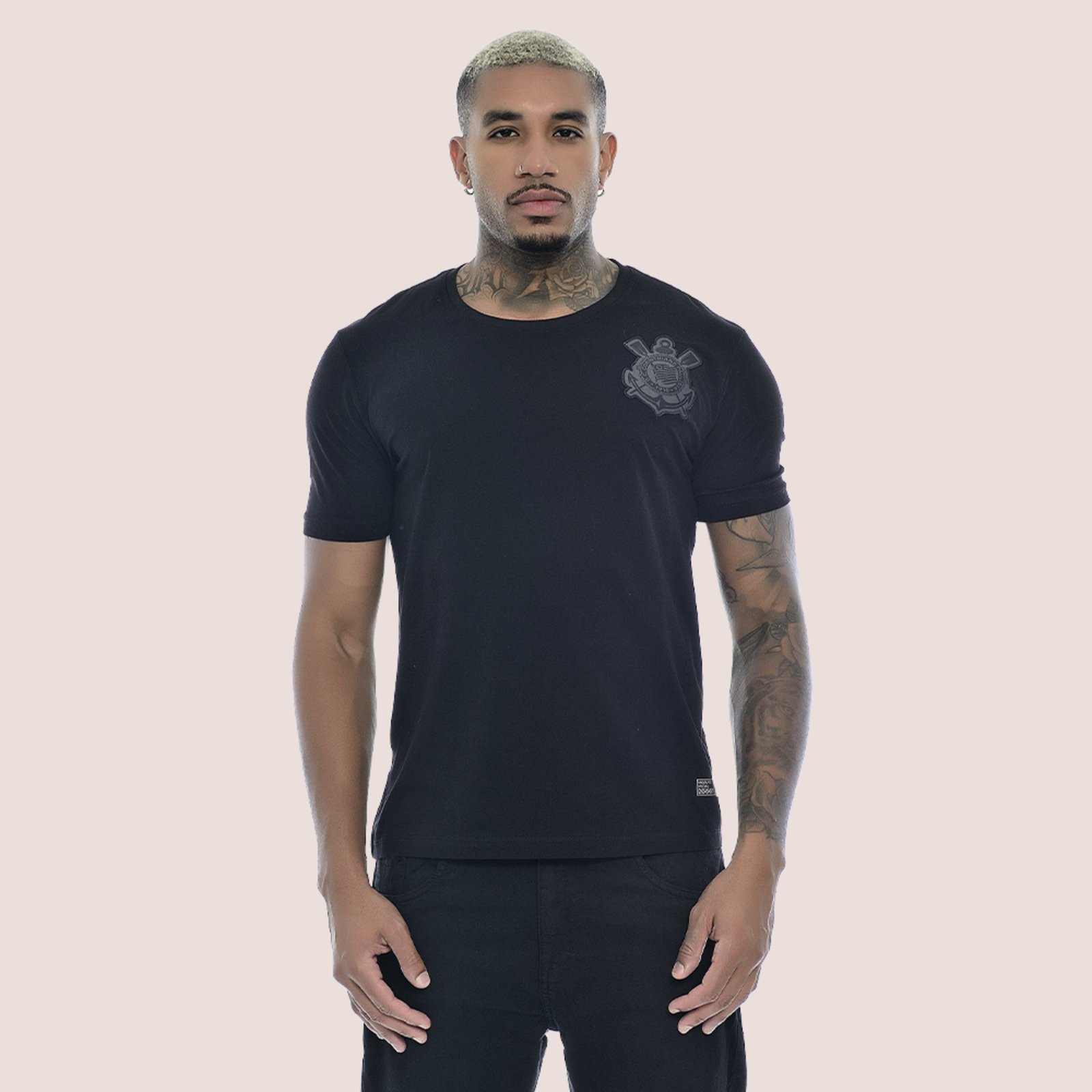 Camiseta Corinthians Masculina Dry Fit Leve