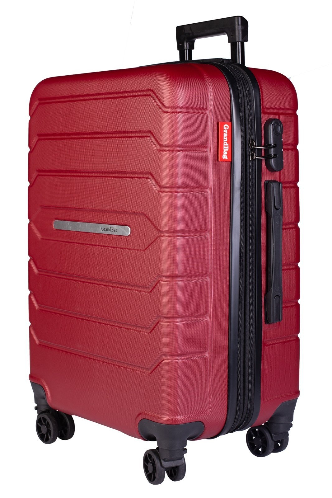 Vista 3 Kit 3 Malas Enluaze De Viagem Abs 20" 24"" 28"" Arizona - " vermelho Enluaze vermelho