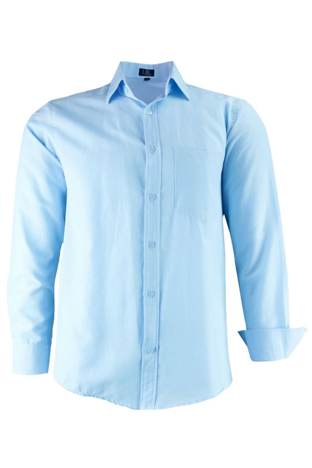 Camisa Masculina Social Lbl Manga Longa Tecido Misto 3006