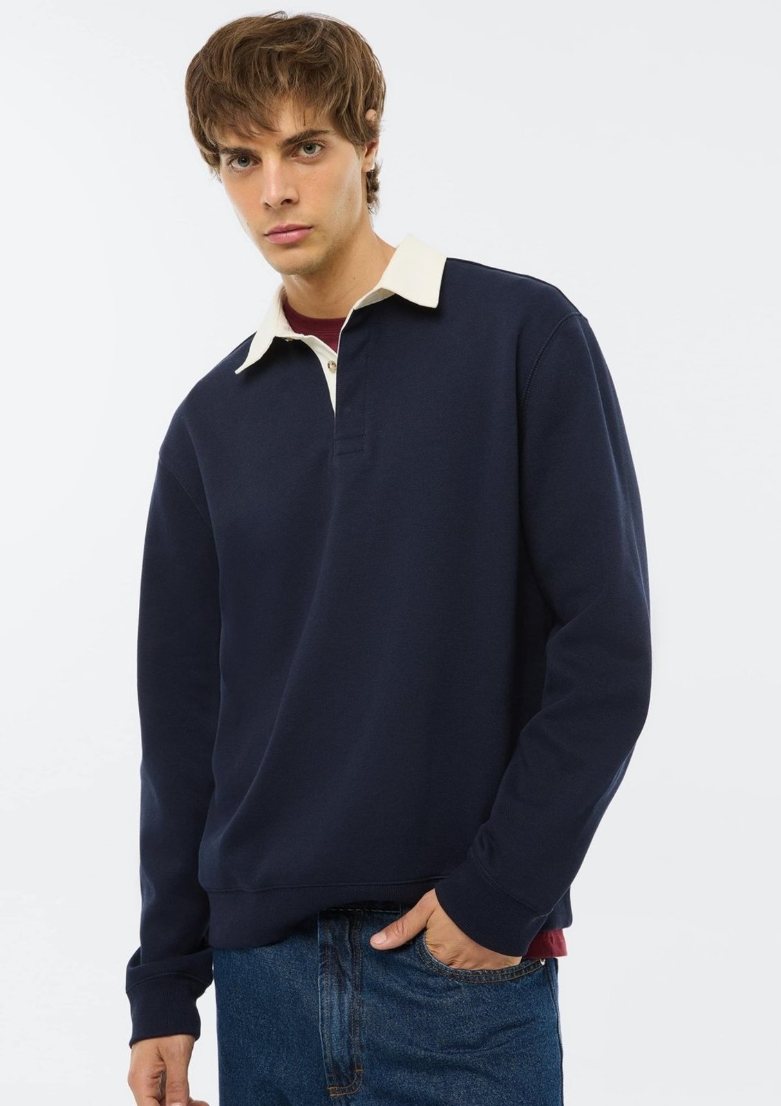 Blusão Masculino Polo Em Algodão Hering