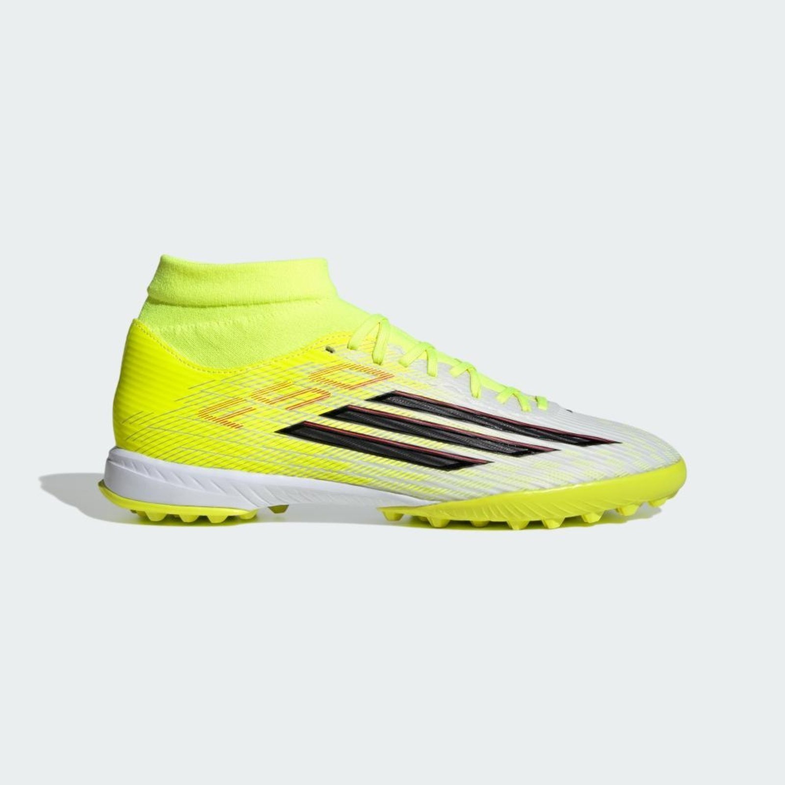 Vista 3 Chuteira Society Cano Alto F50 LEAGUE adidas Performance amarelo adidas performance amarelo