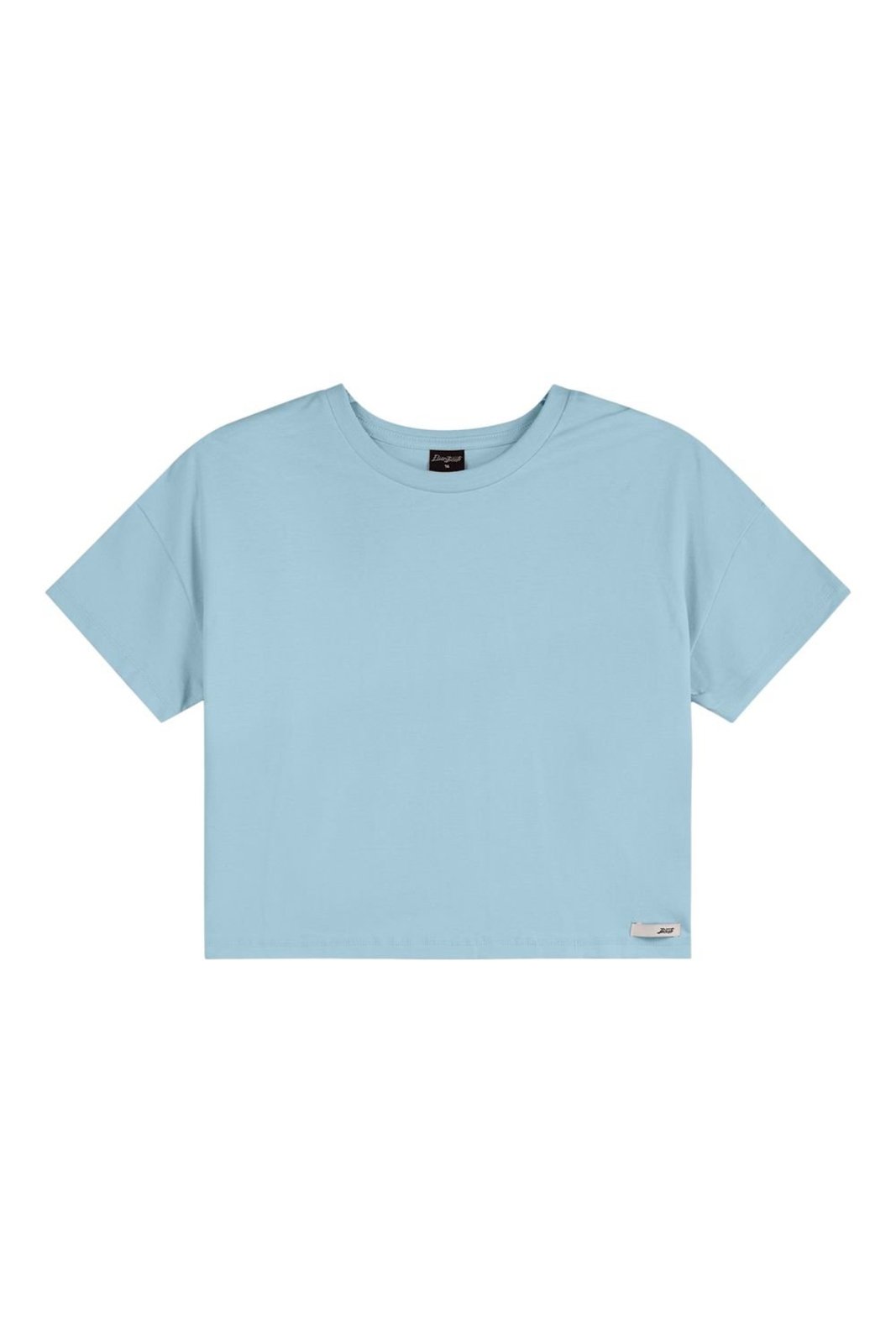 Infantil - Blusa Juvenil Menina Meia Malha Básica Beats Azul