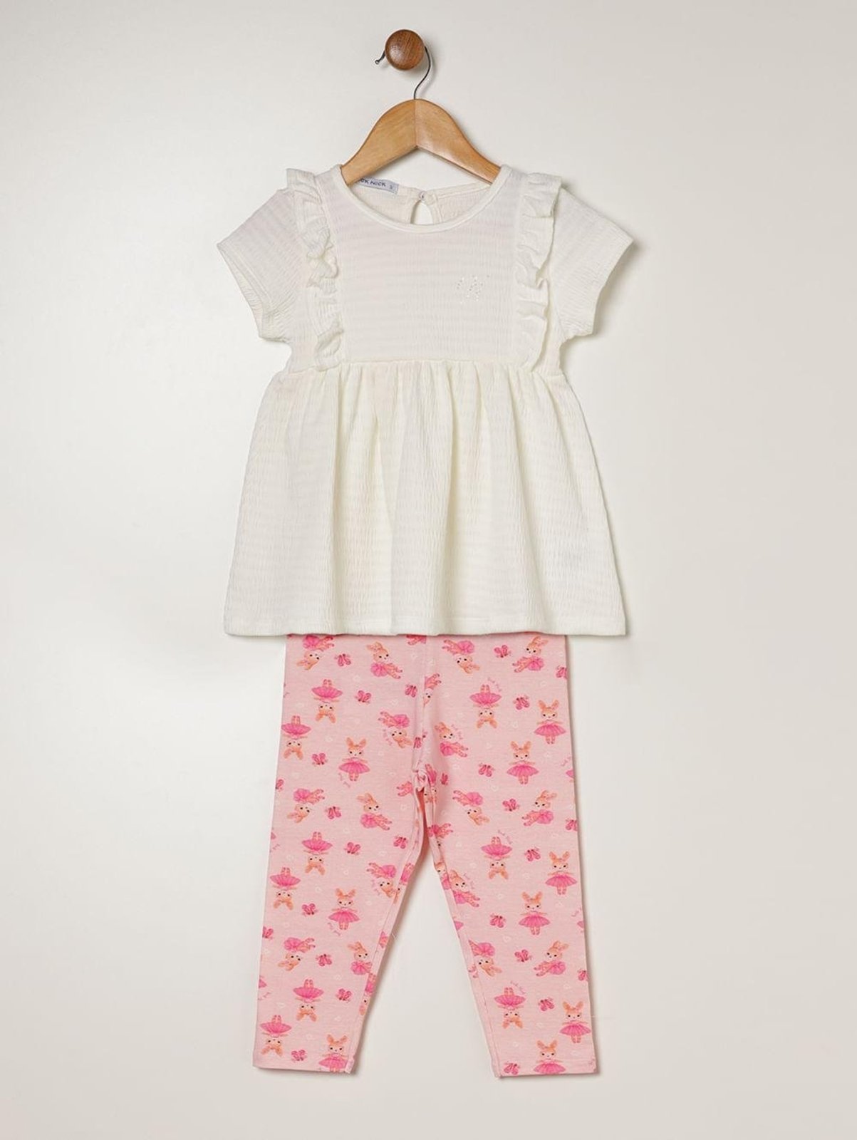 Infantil - Conjunto Curto Para Menina - OFF WHITE