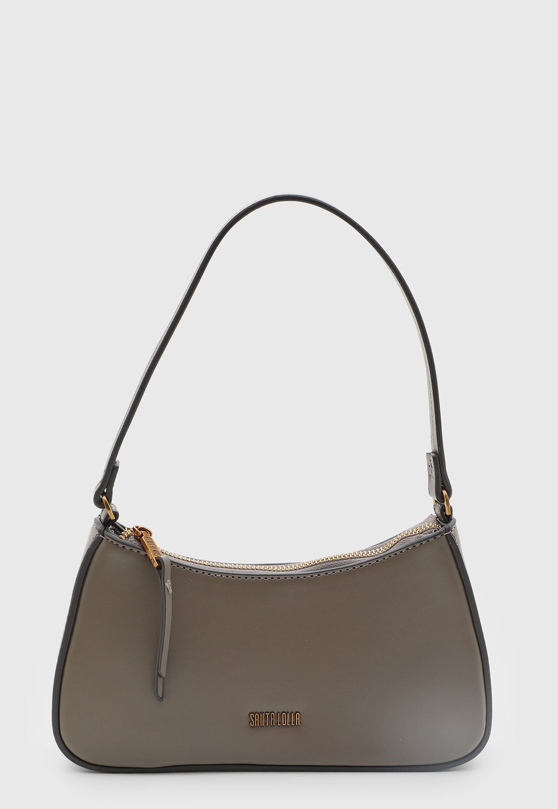 Bolsa Santa Lolla Formato Half Moon Grafite