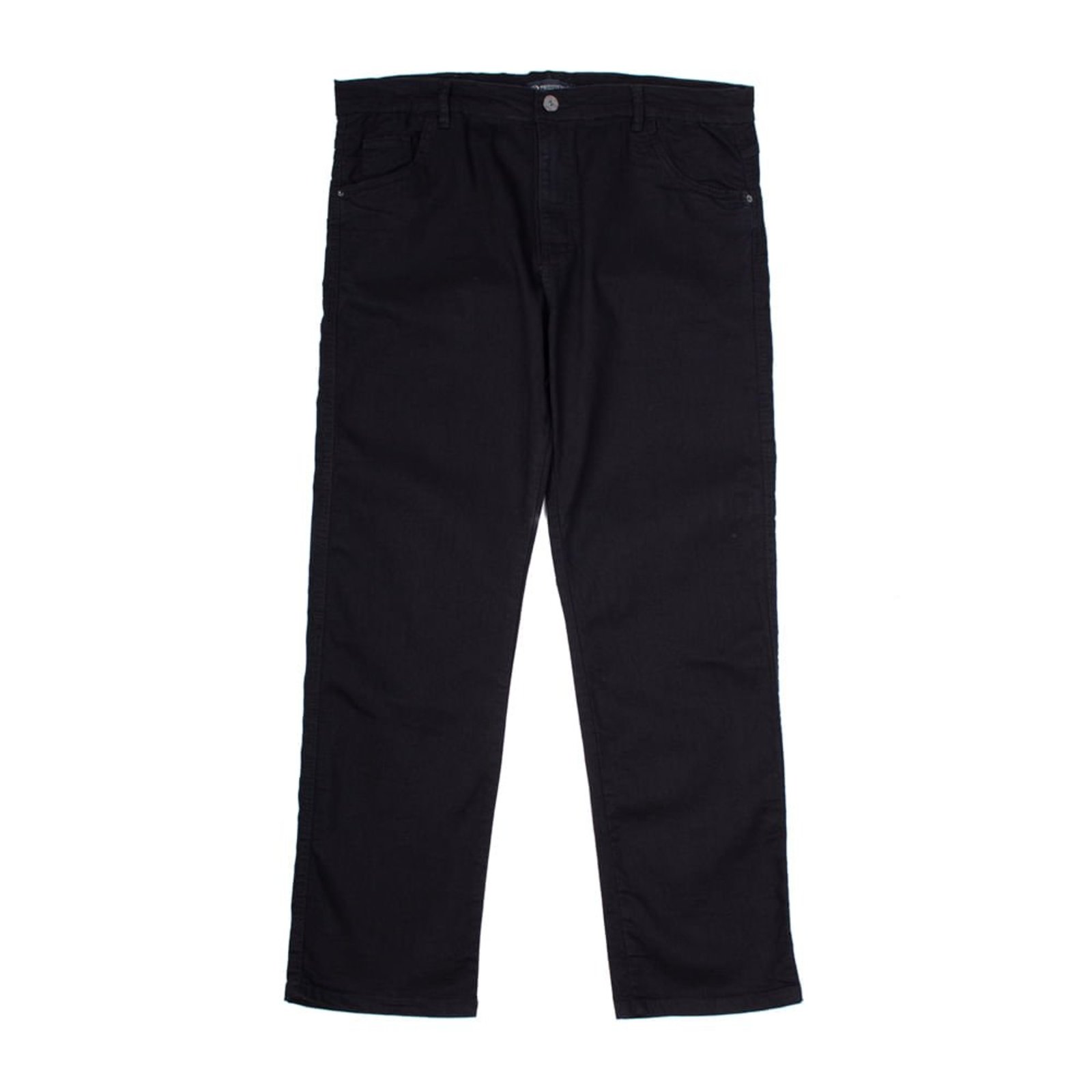 Calça de Sarja Masculina Ice Plus Size Reta Preto