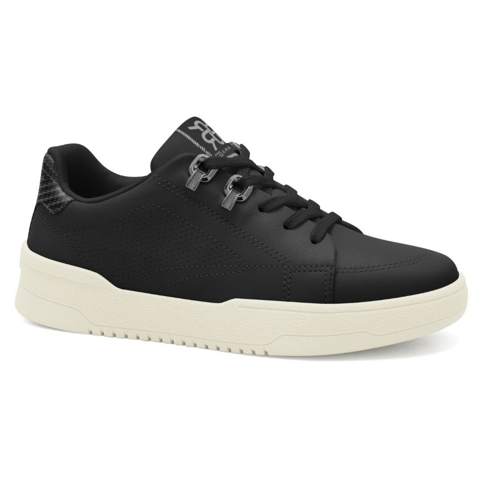 Tênis Feminino Detalhes Metálicos Ramarim 2698202 - Preto