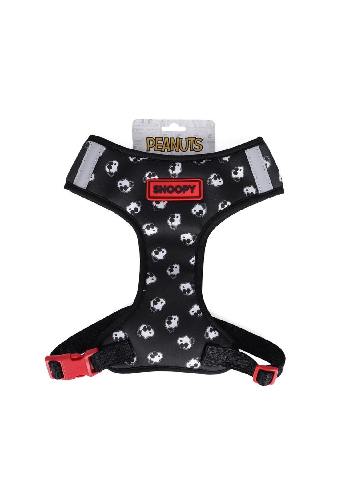 Vista 2 Infantil - Colete Pet édio em Poliéster Ajustável Snoopy Up4you Luxcel branco