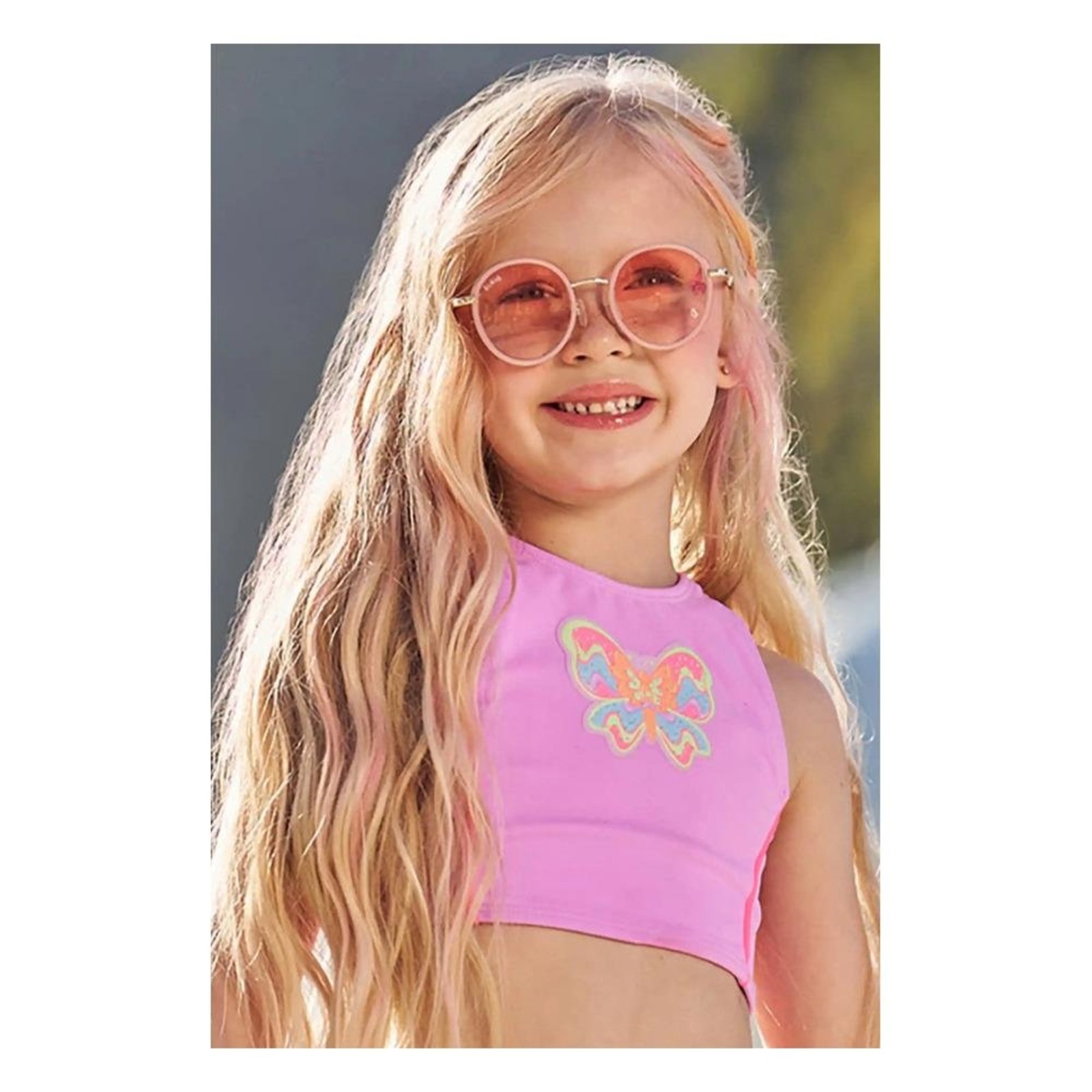 Infantil - Óculos Menina Kukiê U Rosa