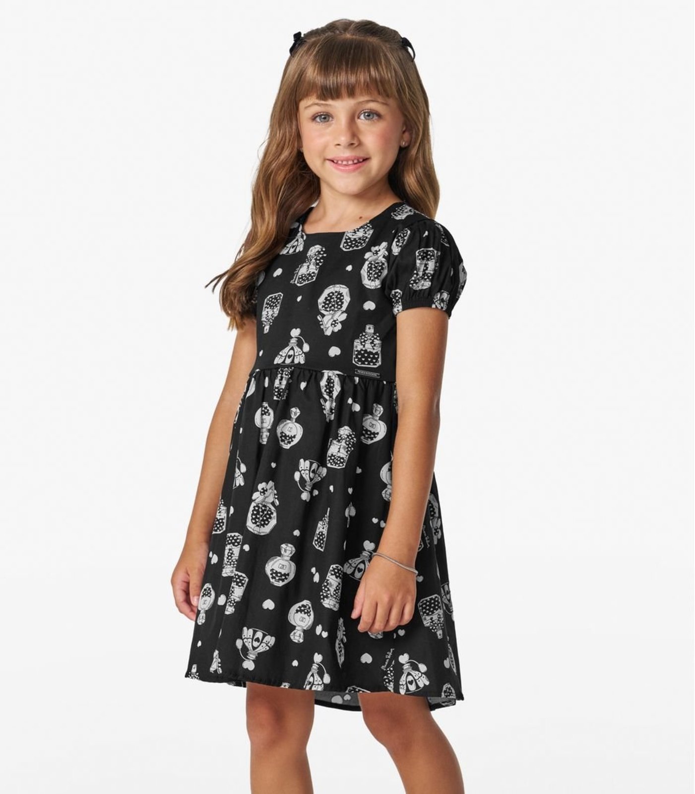 Infantil – Vestido Trick Nick Preto