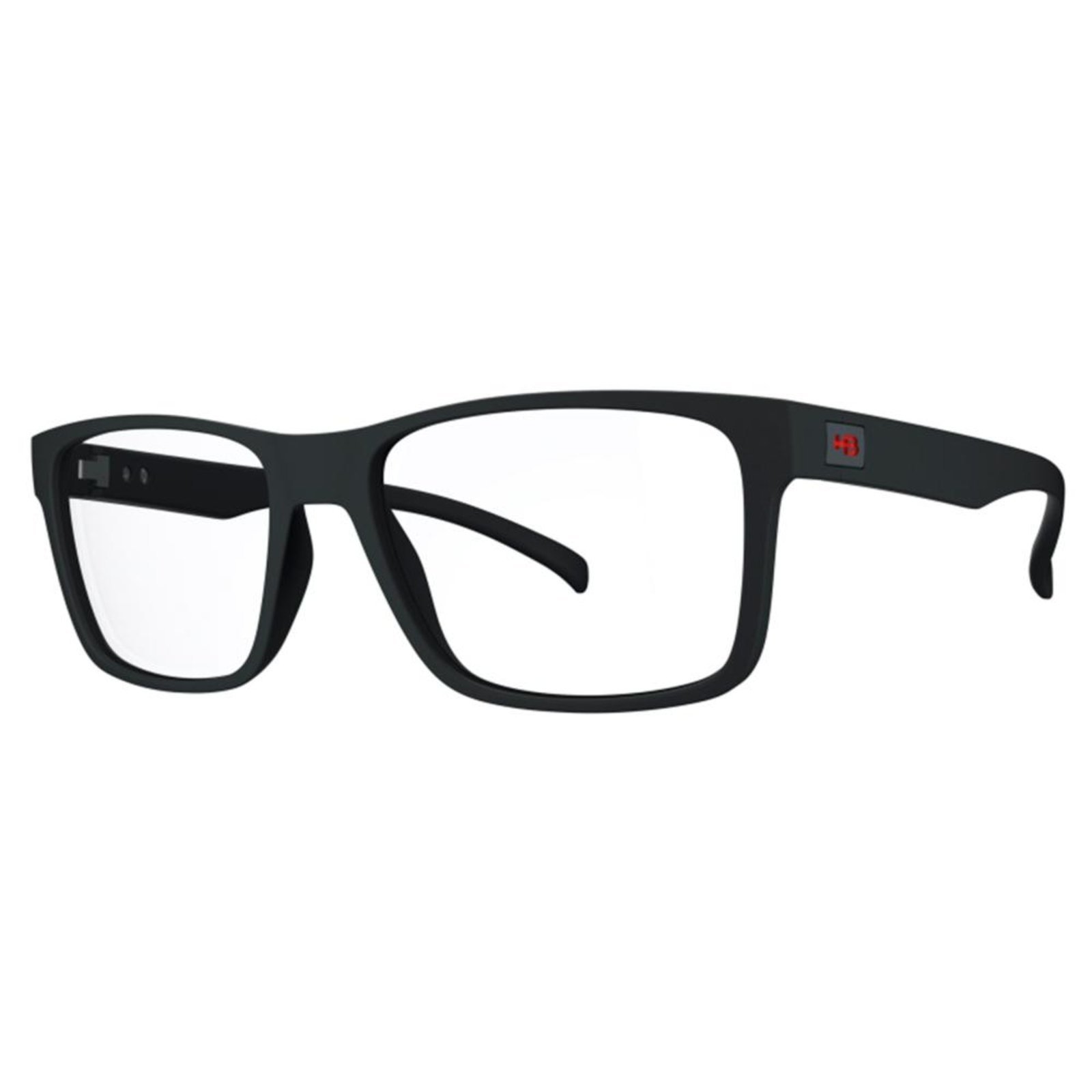 Armação de Óculos HB 93108 – 52 Preto Fosco