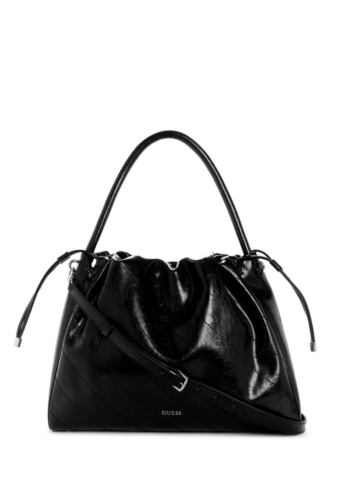 Bolsa Guess Amys Drawstring Tote Preto