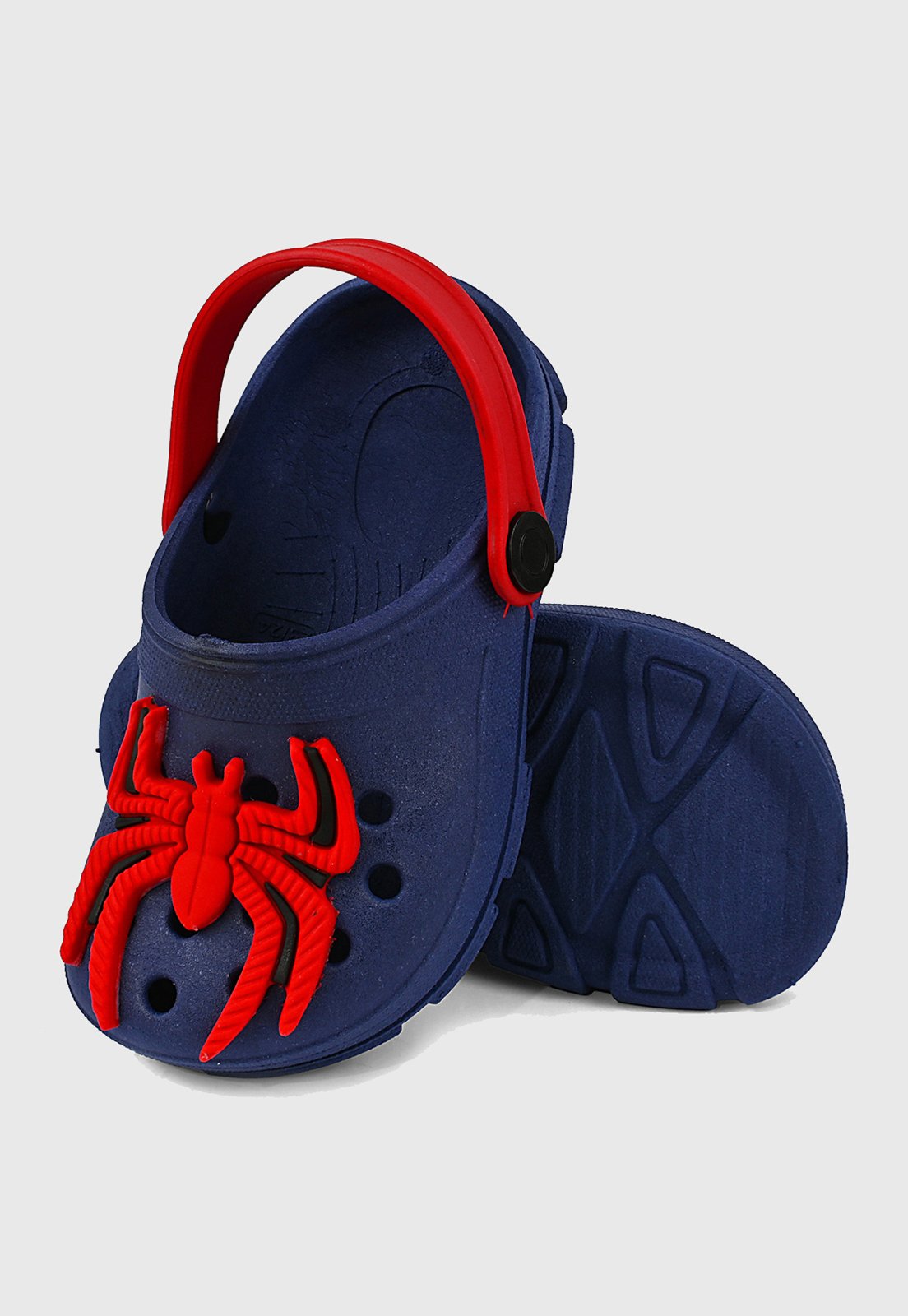 Infantil – Sandália Babuche Menino Spider Aranha Marinho tep