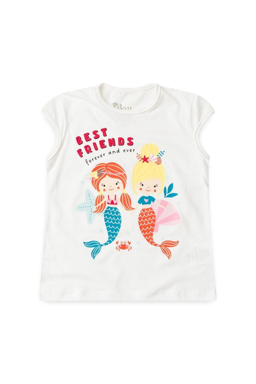 Vista 3 Infantil - Conjunto Bem Vestir Feminino Sereia Off White off-white white BEM VESTIR off-white white