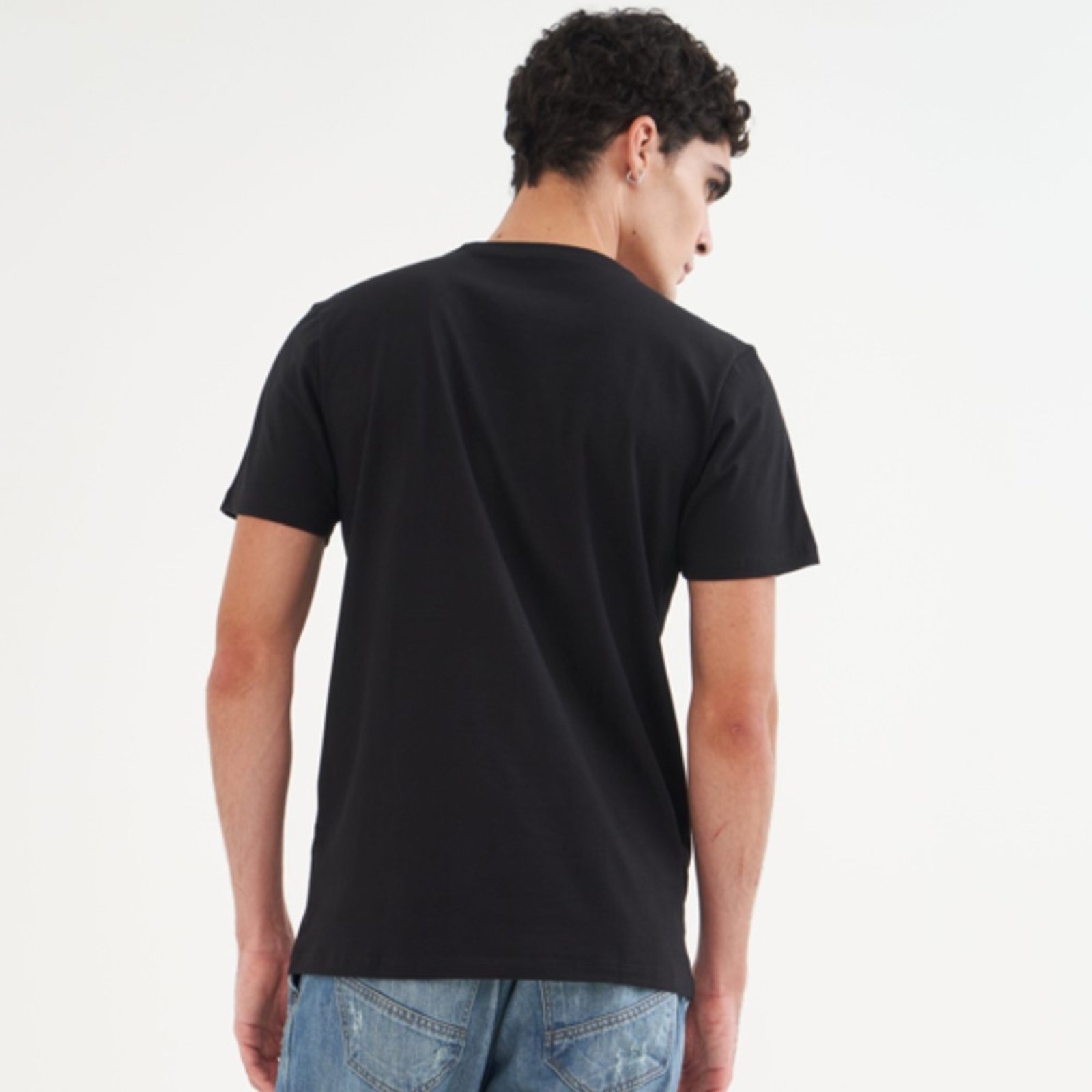 Vista 3 Camiseta Colcci Iconic Shadow Pr26 Masculino preto Colcci preto