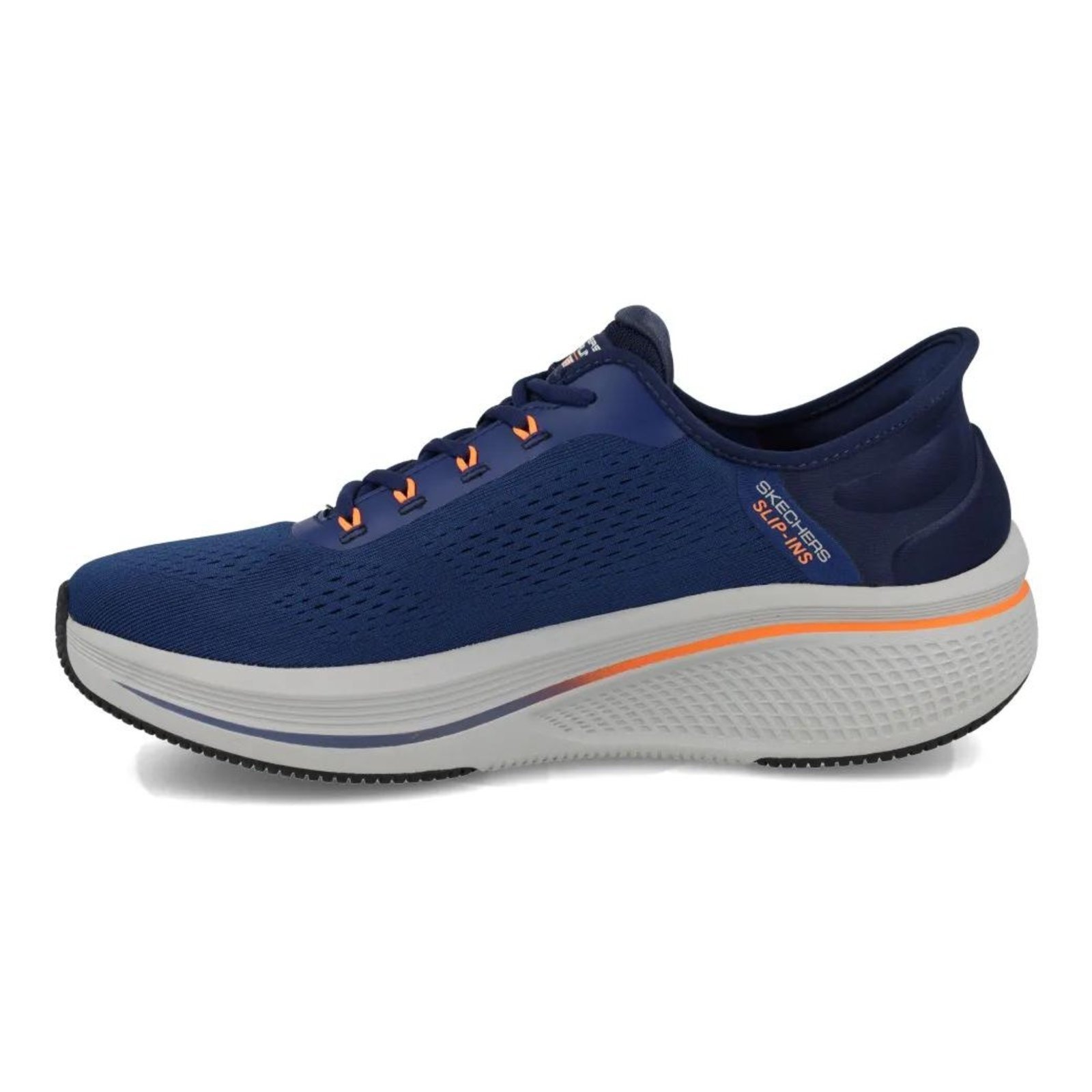 Vista 3 Tênis Skechers Go Run Elevate 2.0 Masculino azul marinho Skechers azul marinho